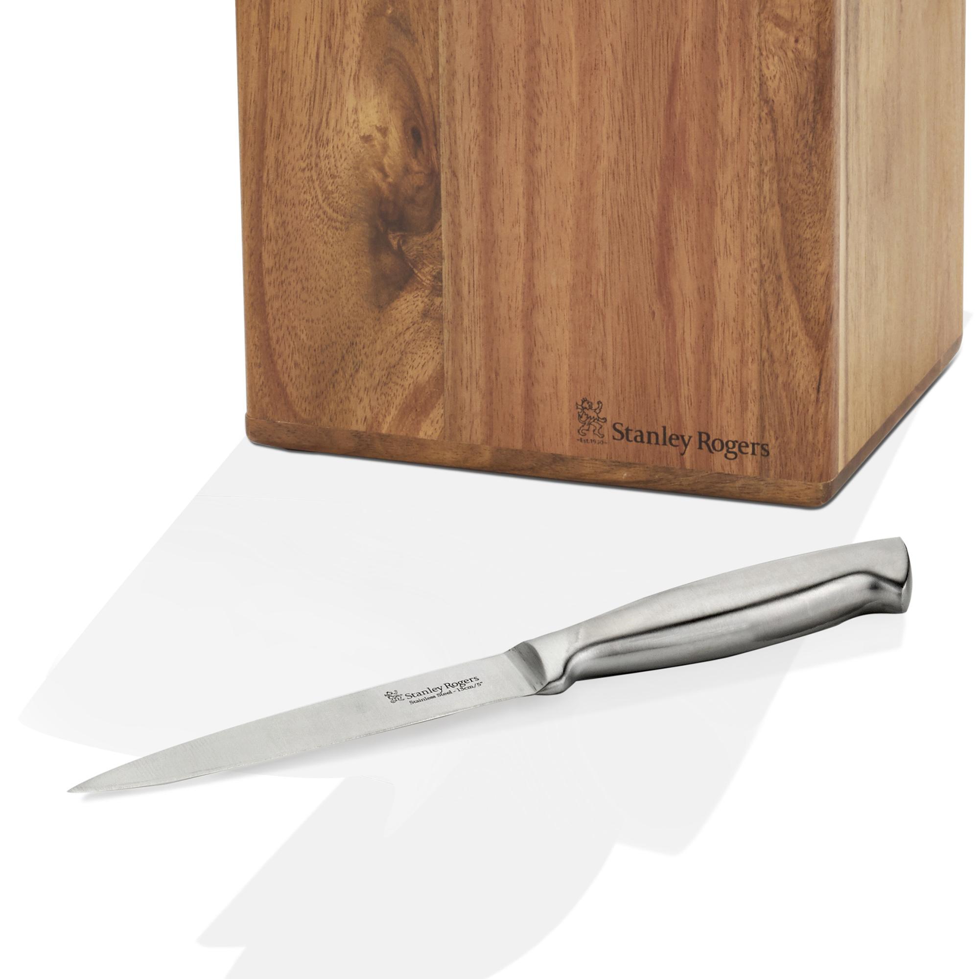 Stanley Rogers 6pc Vertical Utensil Knife Block Set Image 4