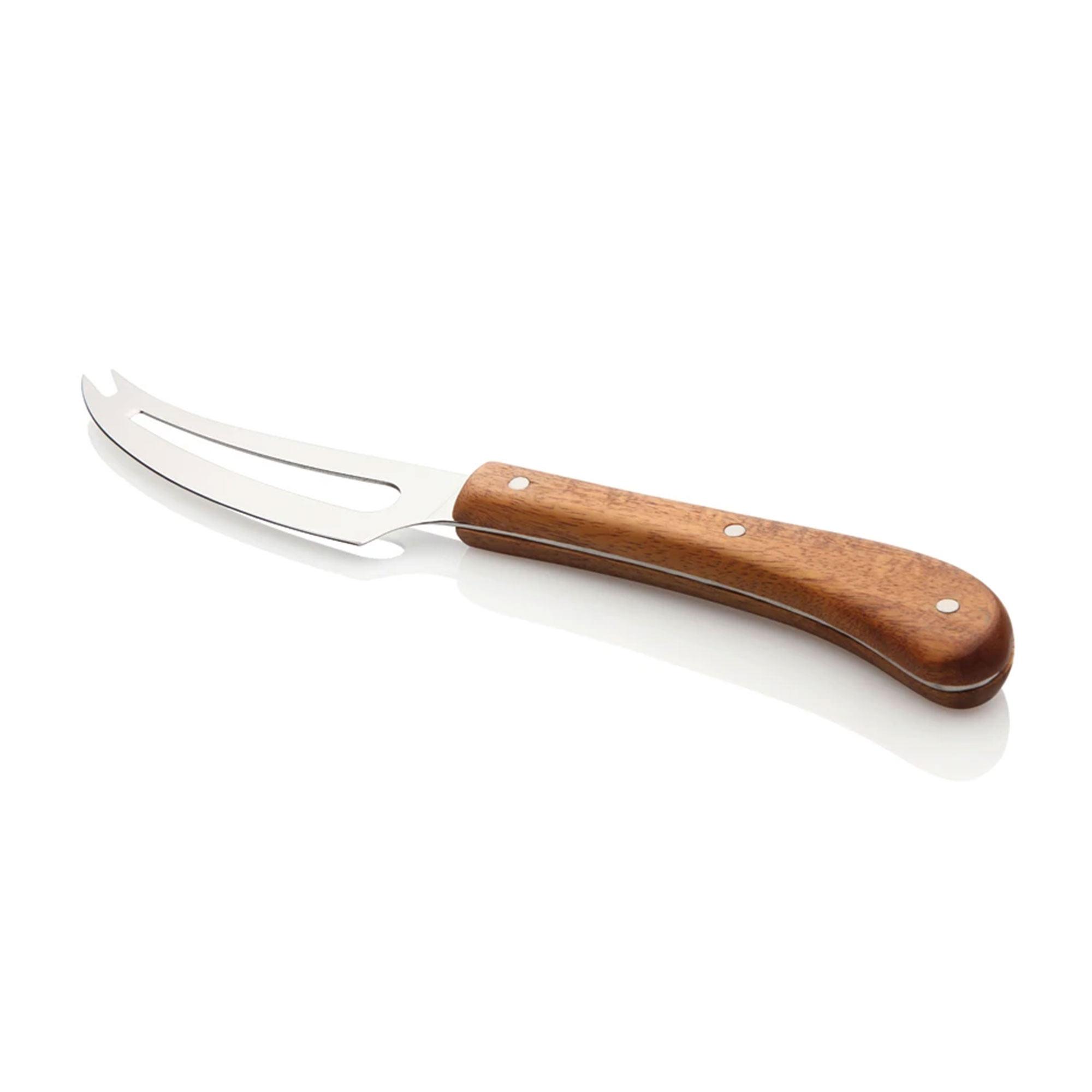 Stanley Rogers Acacia Slotted Soft Cheese Knife Image 4