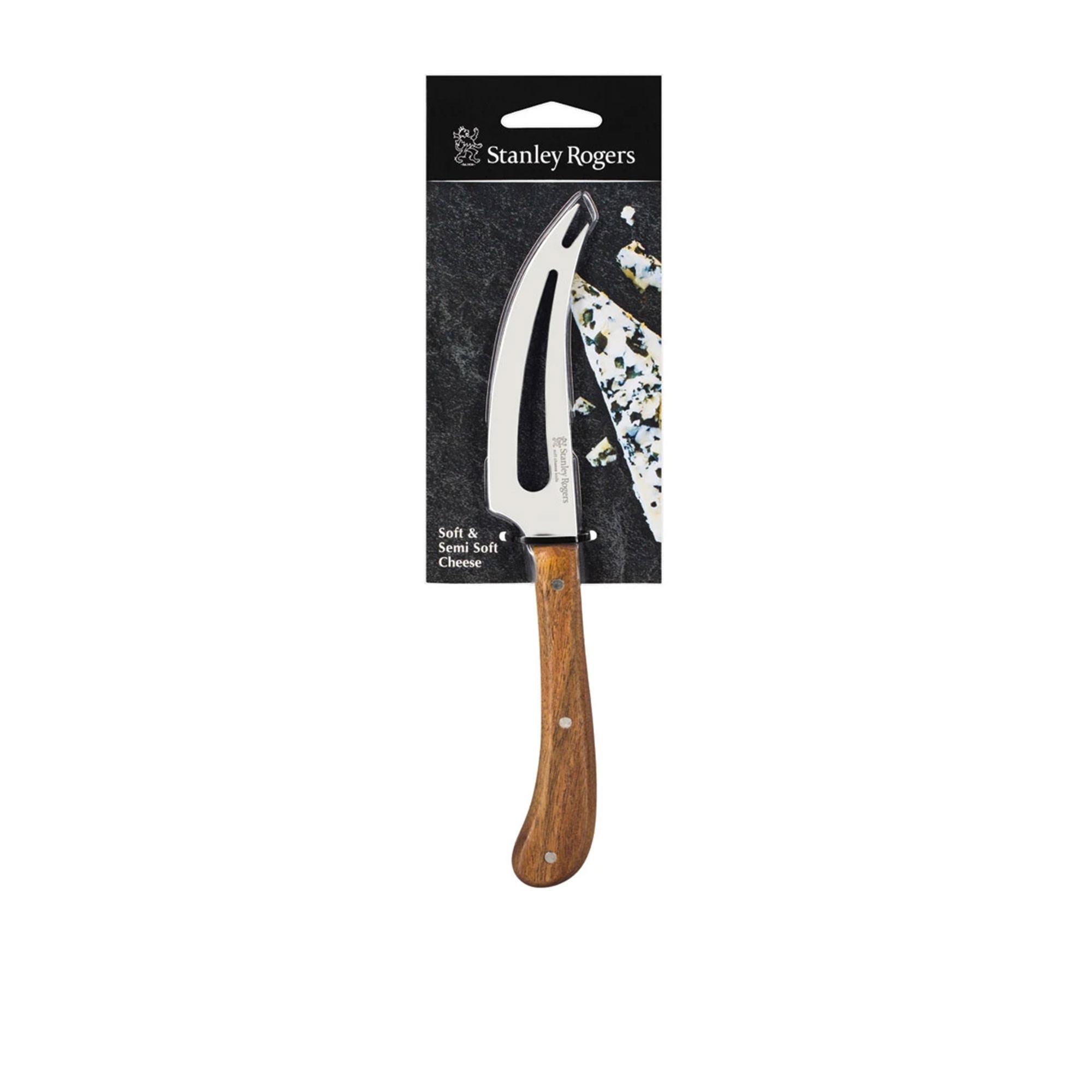 Stanley Rogers Acacia Slotted Soft Cheese Knife Image 5