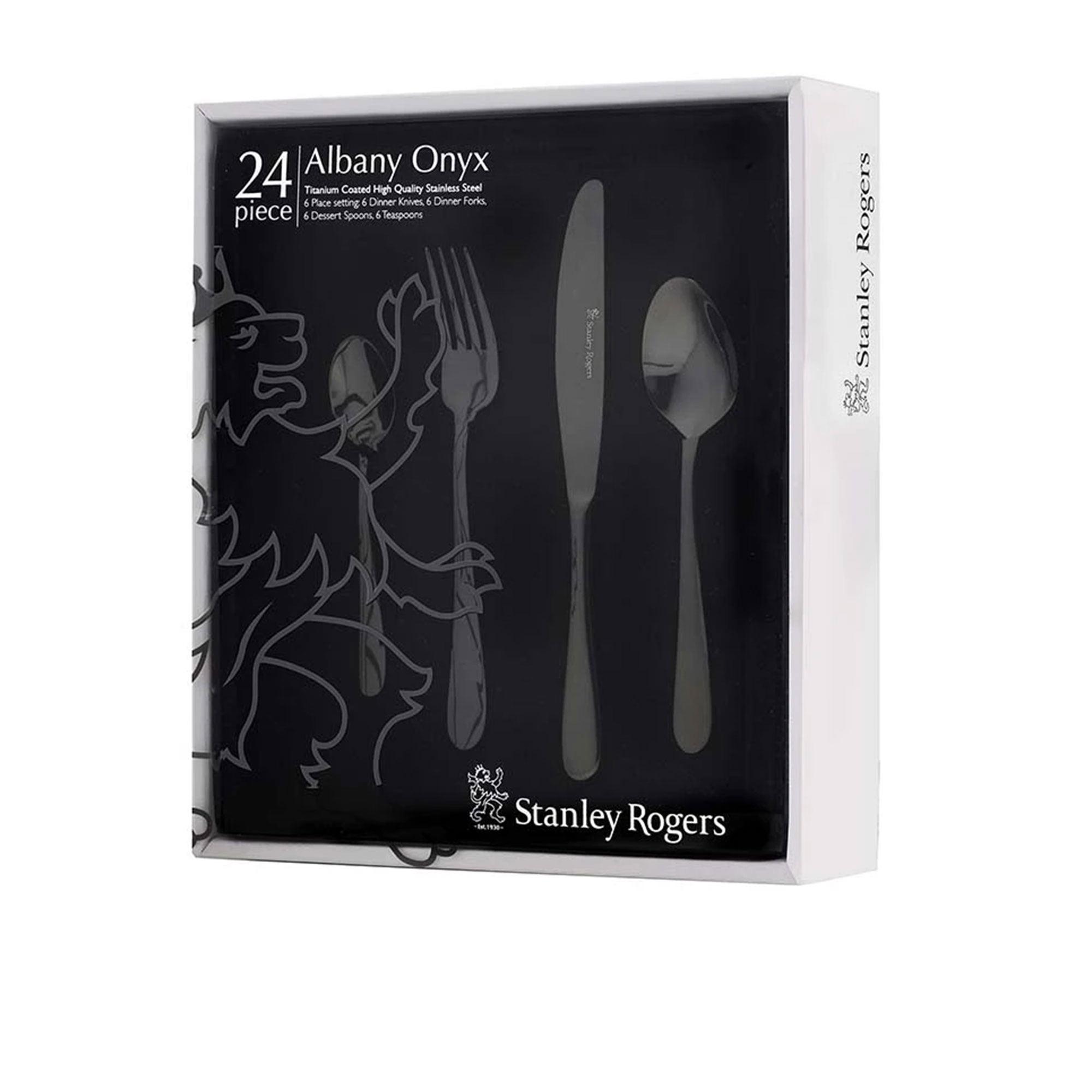 Stanley Rogers Albany Cutlery Set 24pc Onyx Image 5