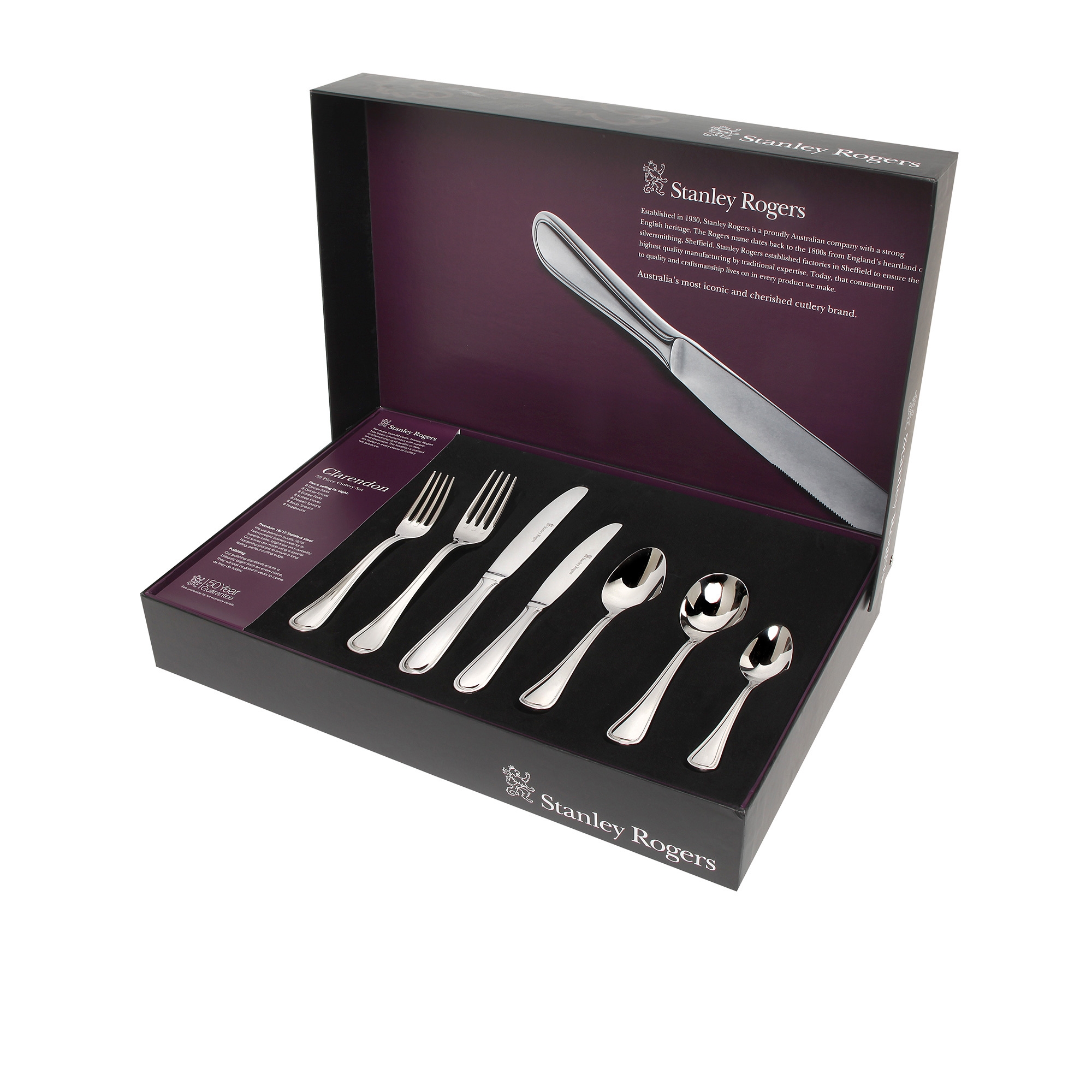 Stanley Rogers Clarendon Cutlery Set 56pc Image 2