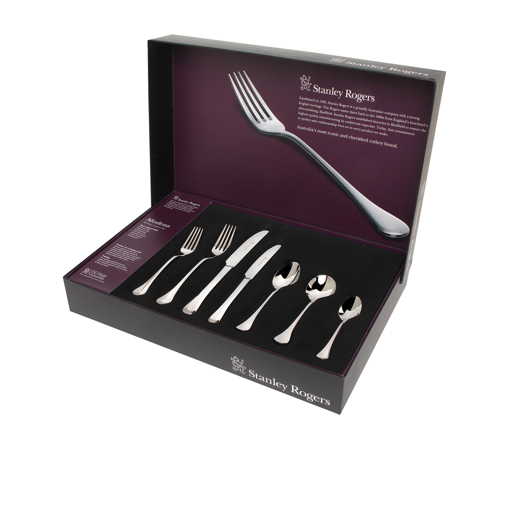 Stanley Rogers Modena Cutlery Set 56pc Image 2