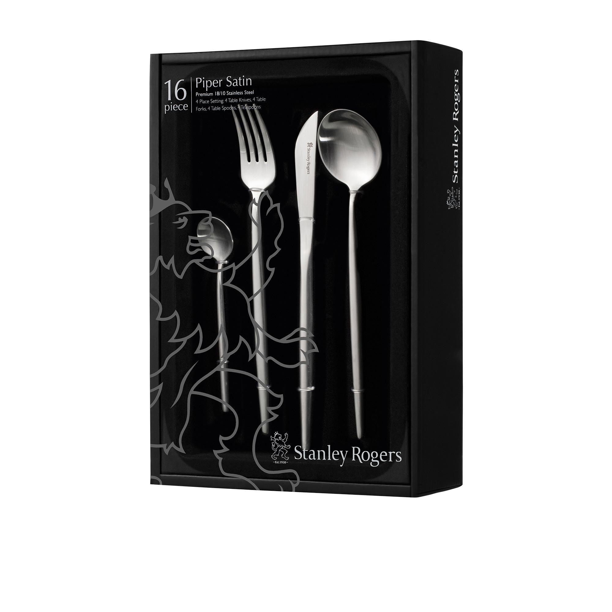 Stanley Rogers Piper Cutlery Set 16pc Satin Image 2