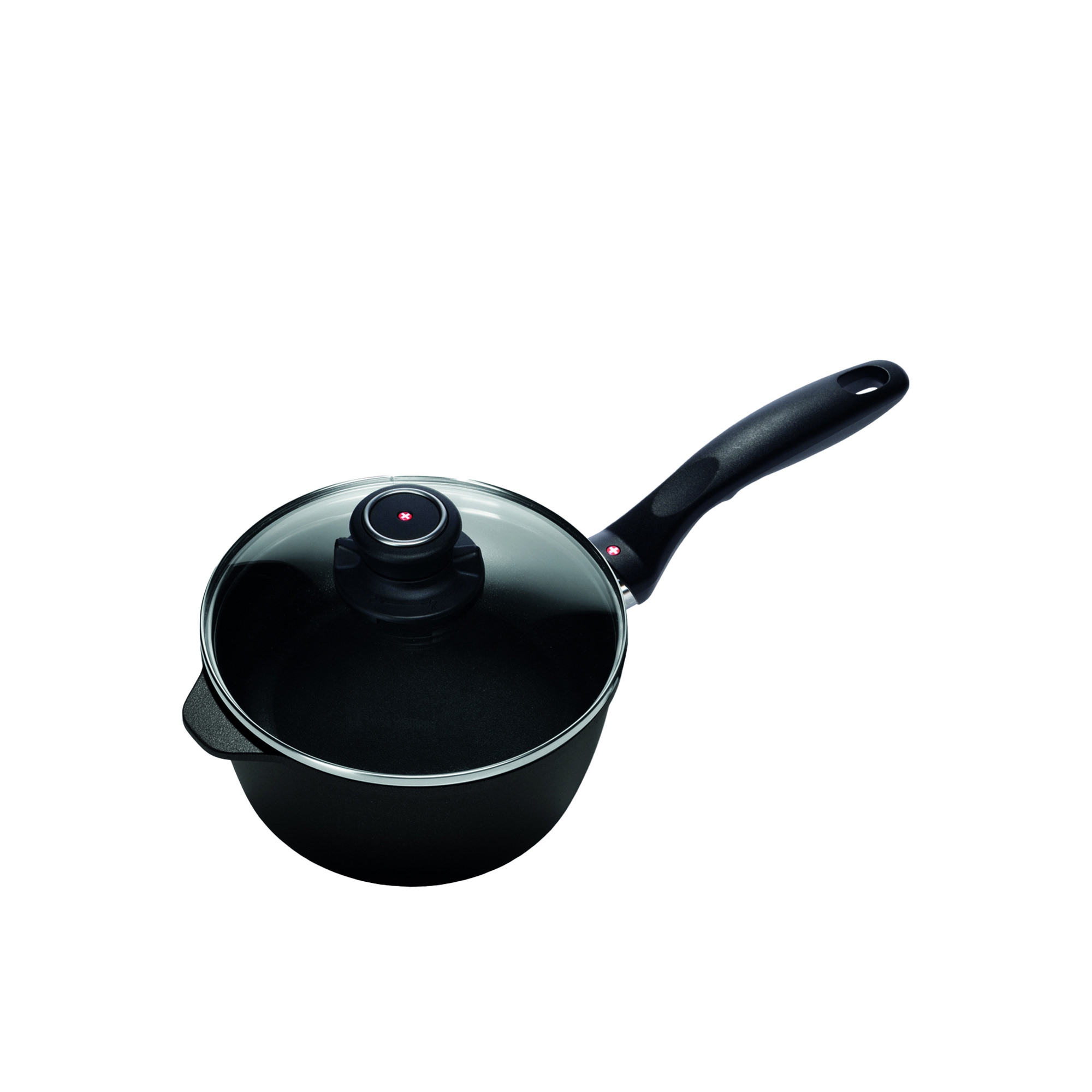 Swiss Diamond Induction XD Non Stick Saucepan with Vented Glass Lid 18cm - 2.1L Image 1
