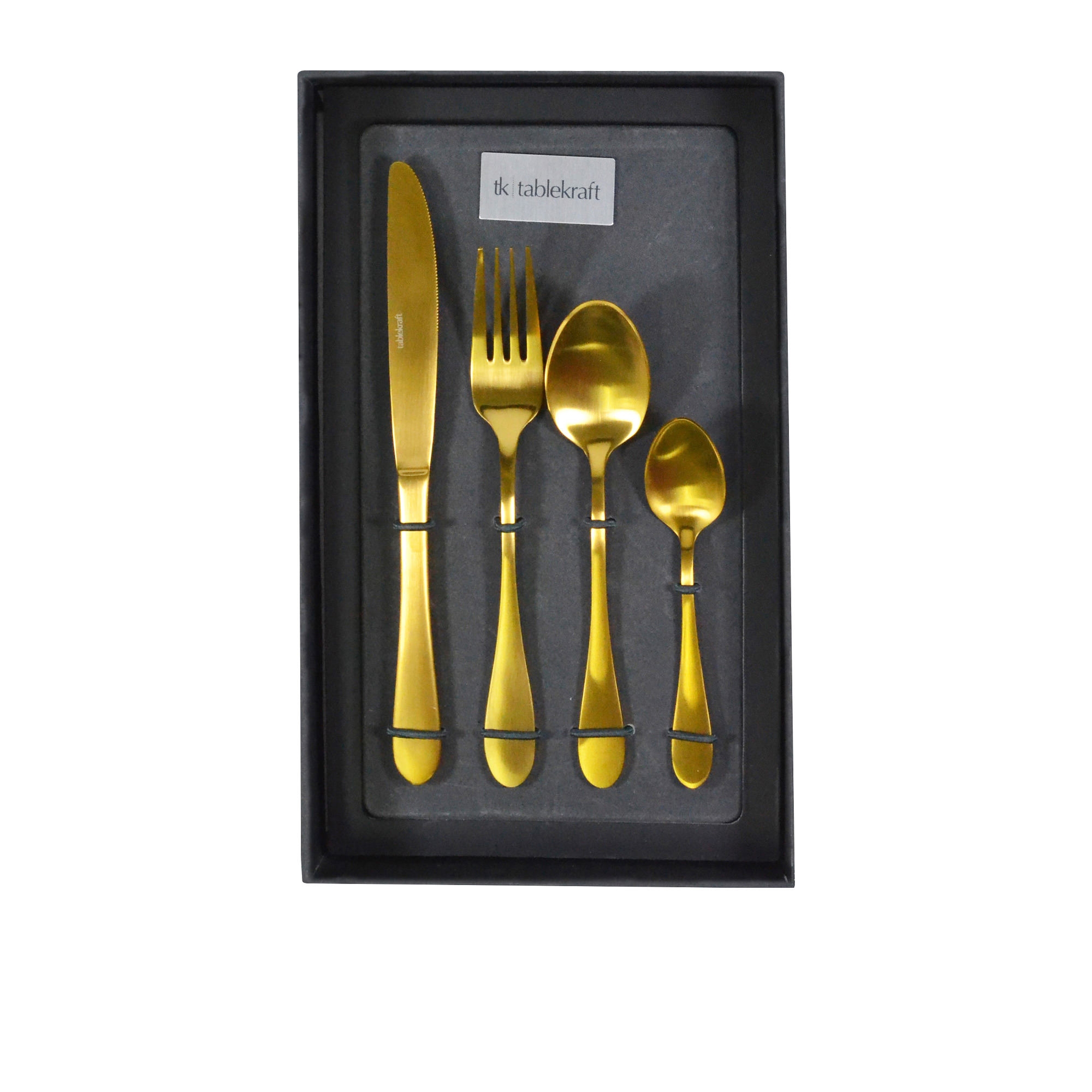 Tablekraft Soho Cutlery Set 16pc Gold Image 1