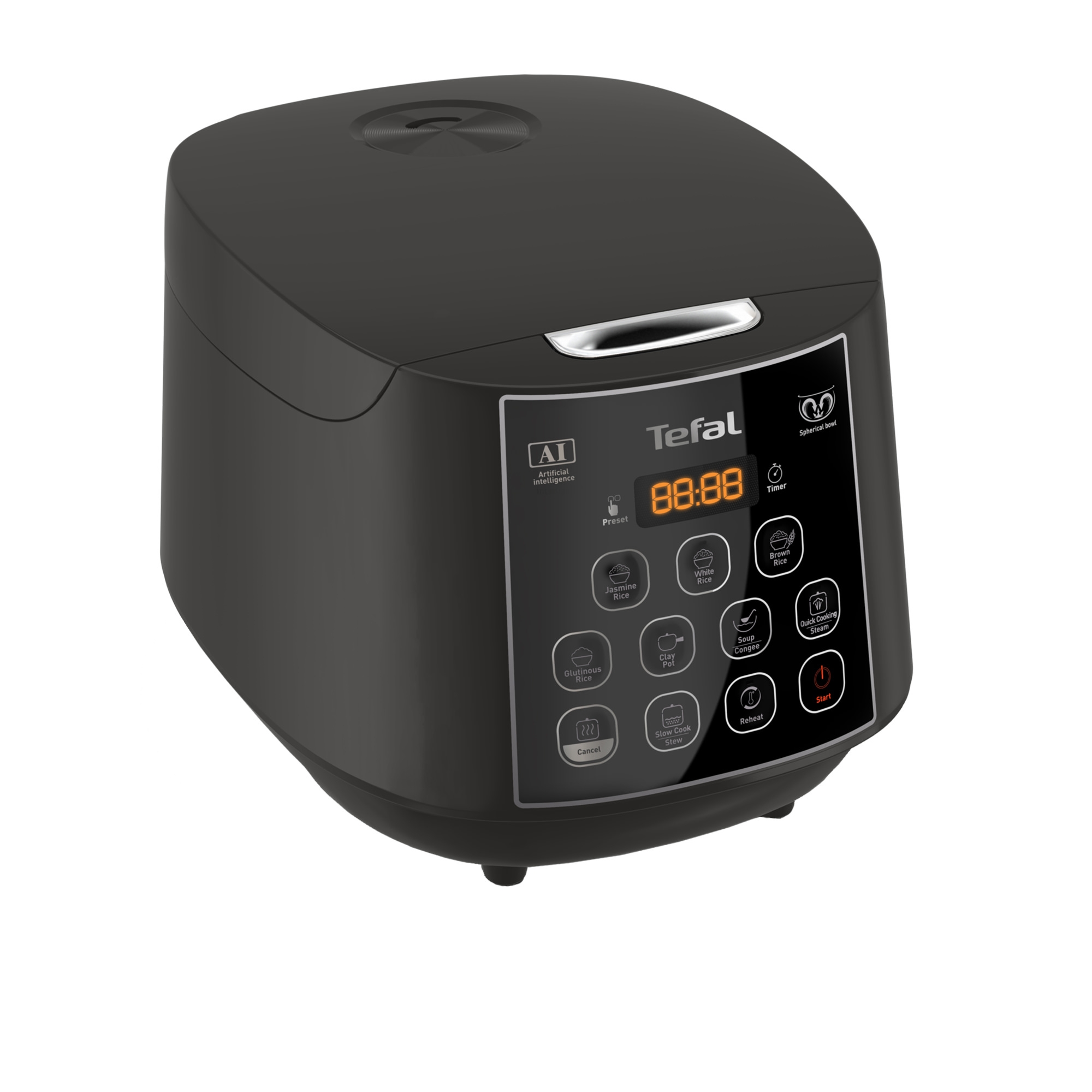 Tefal Easy RK736 Rice and Slow Cooker Plus 1.8L Black Image 2