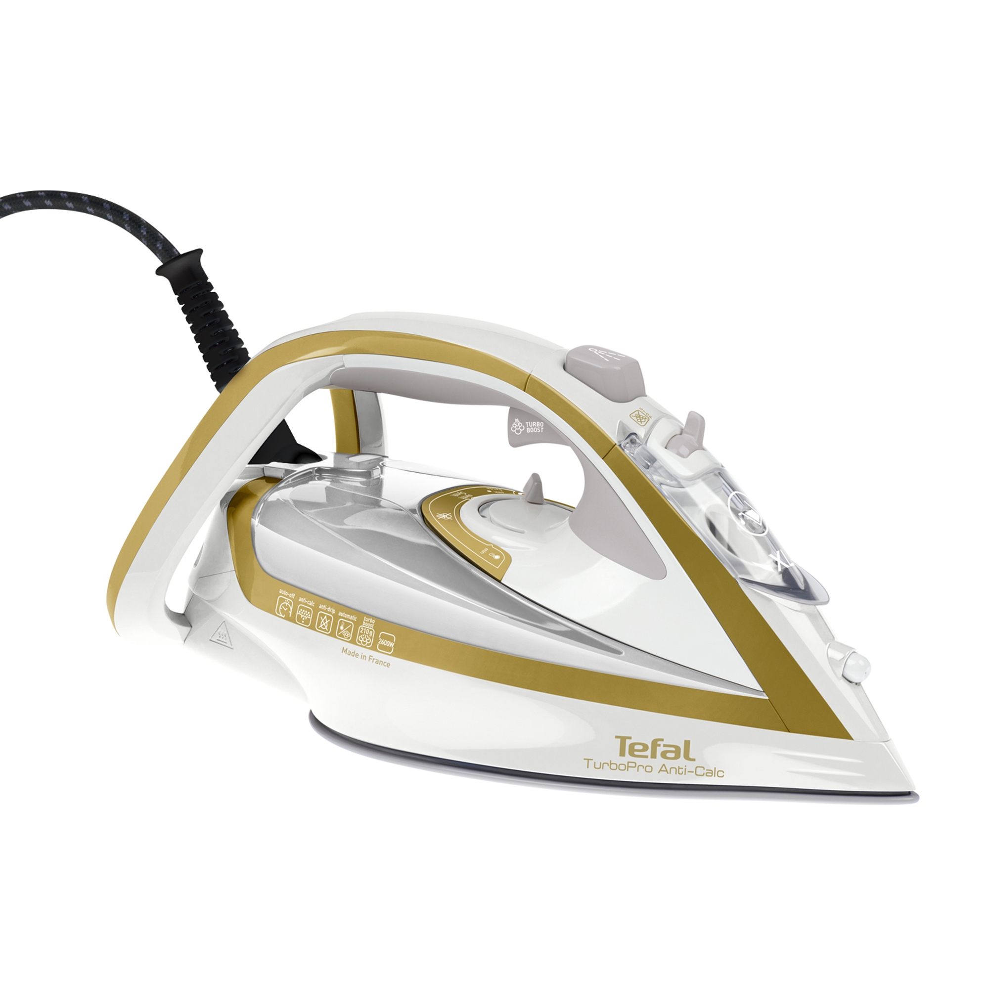 Tefal TurboPro FV5646 Airglide Anti Calc Steam Iron Image 1