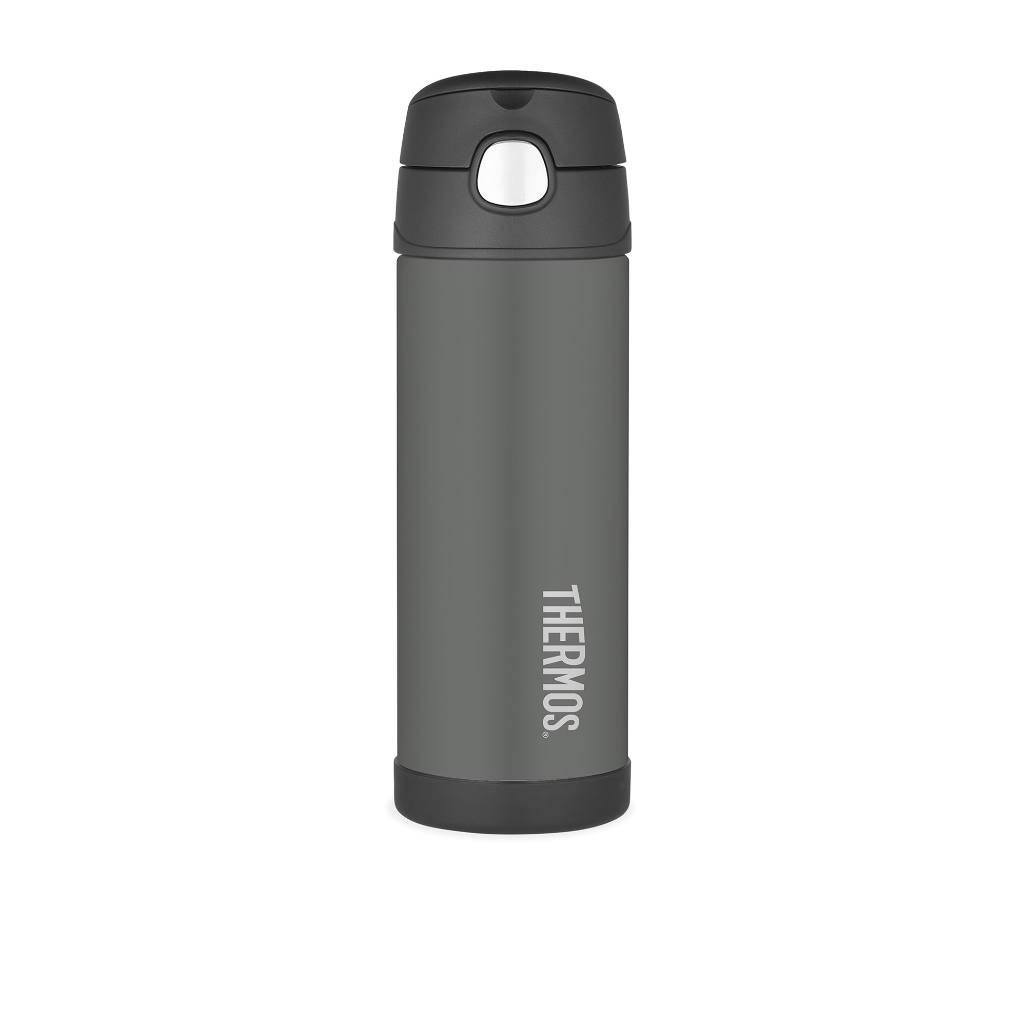 Thermos FUNtainer Insulated Drink Bottle 470ml Charcoal Image 1