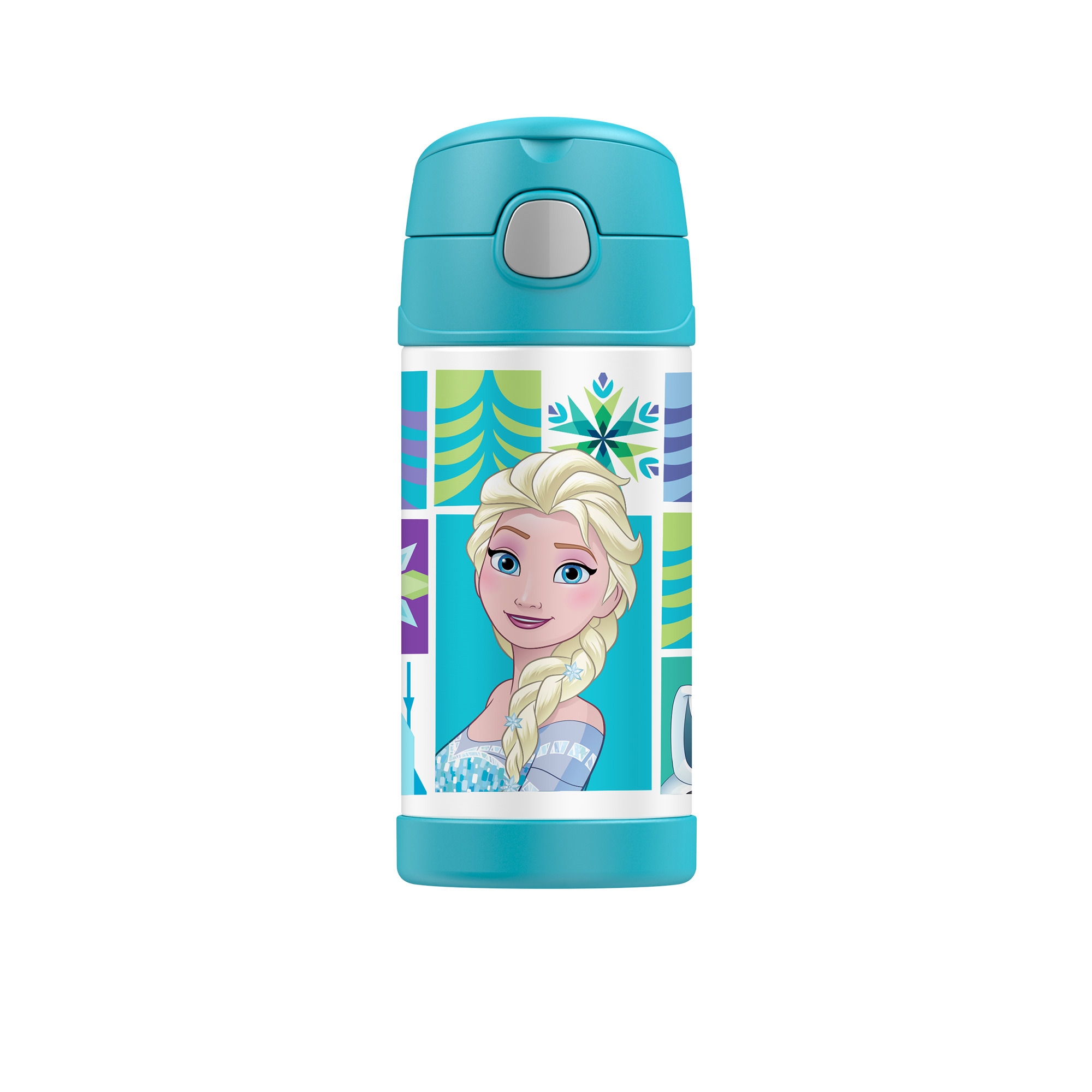 Thermos FUNtainer Insulated Drink Bottle 355ml Disney Frozen Image 1