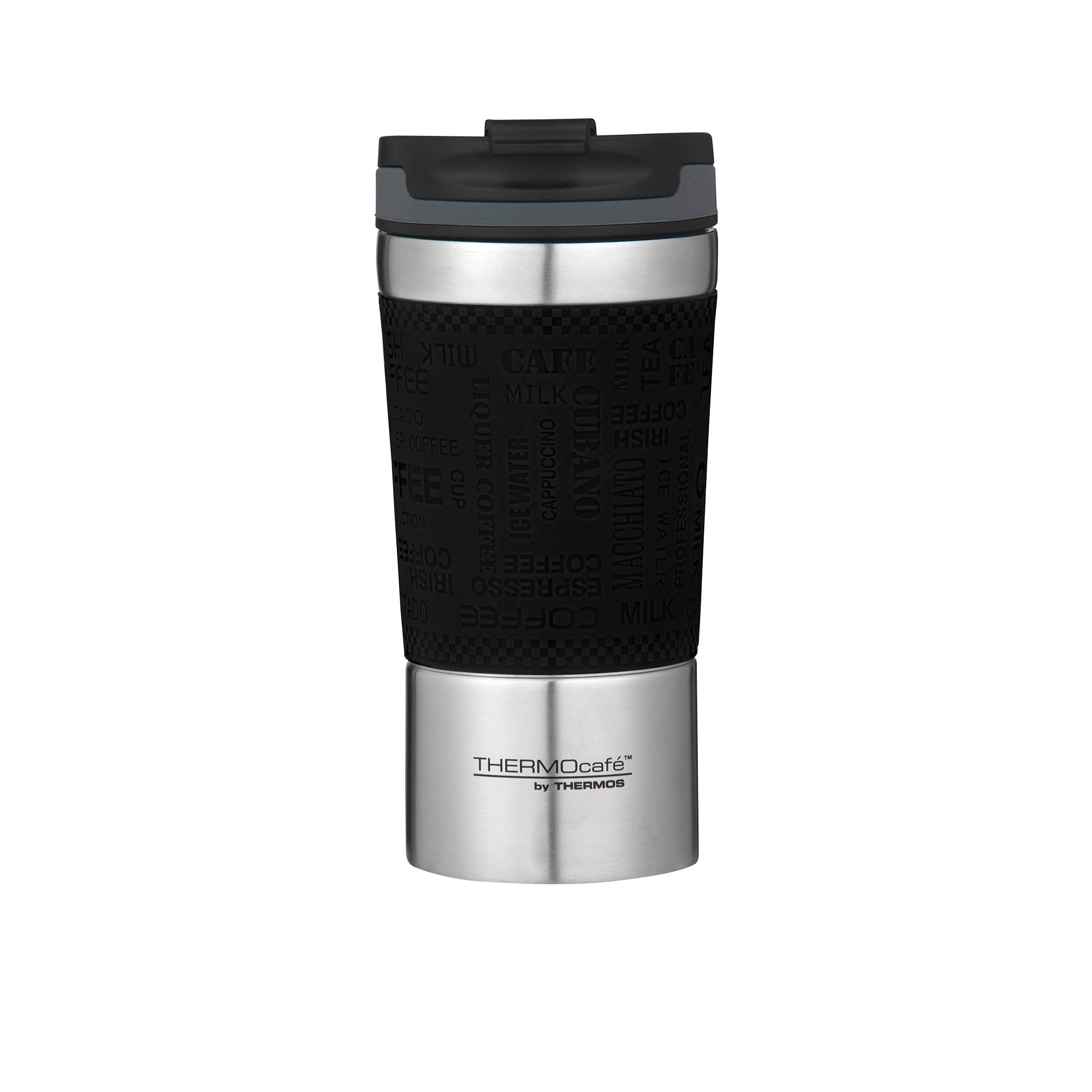Thermos Thermocafe Insulated Travel Cup 350ml Black Image 1