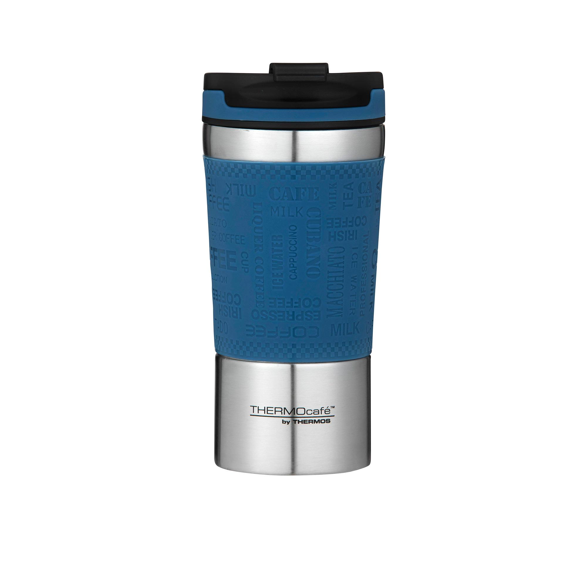 Thermos Thermocafe Insulated Travel Cup 350ml Dark Blue Image 1