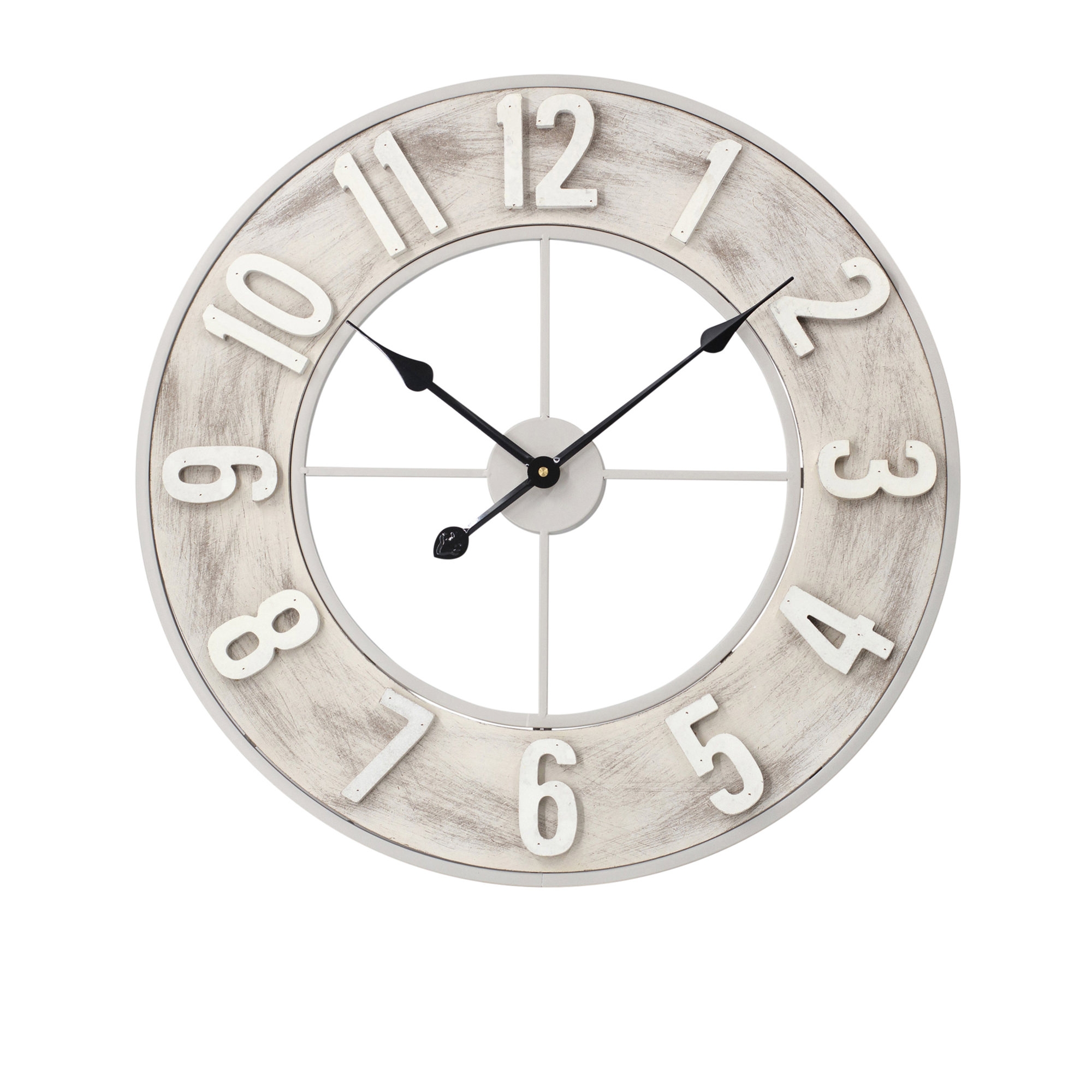 Toki Chester Wall Clock 60cm Cream Image 1