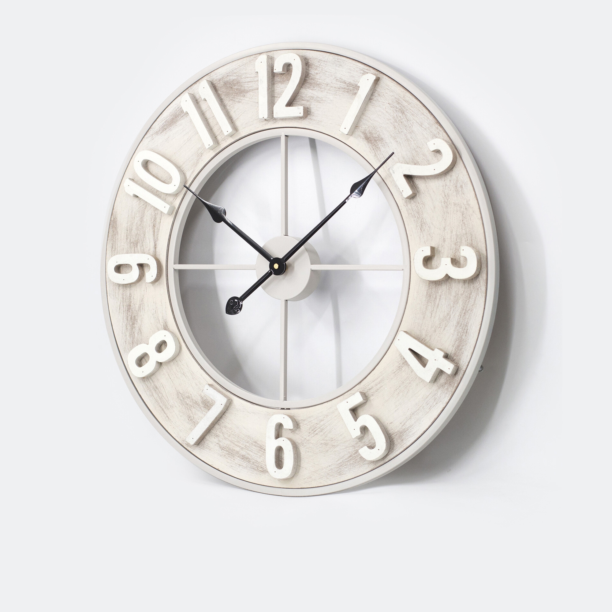 Toki Chester Wall Clock 60cm Cream Image 2