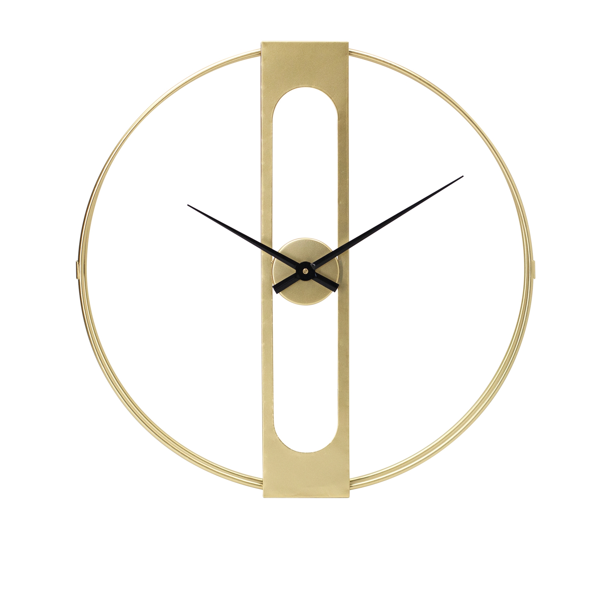 Toki Clover Wall Clock 60cm Gold Image 1