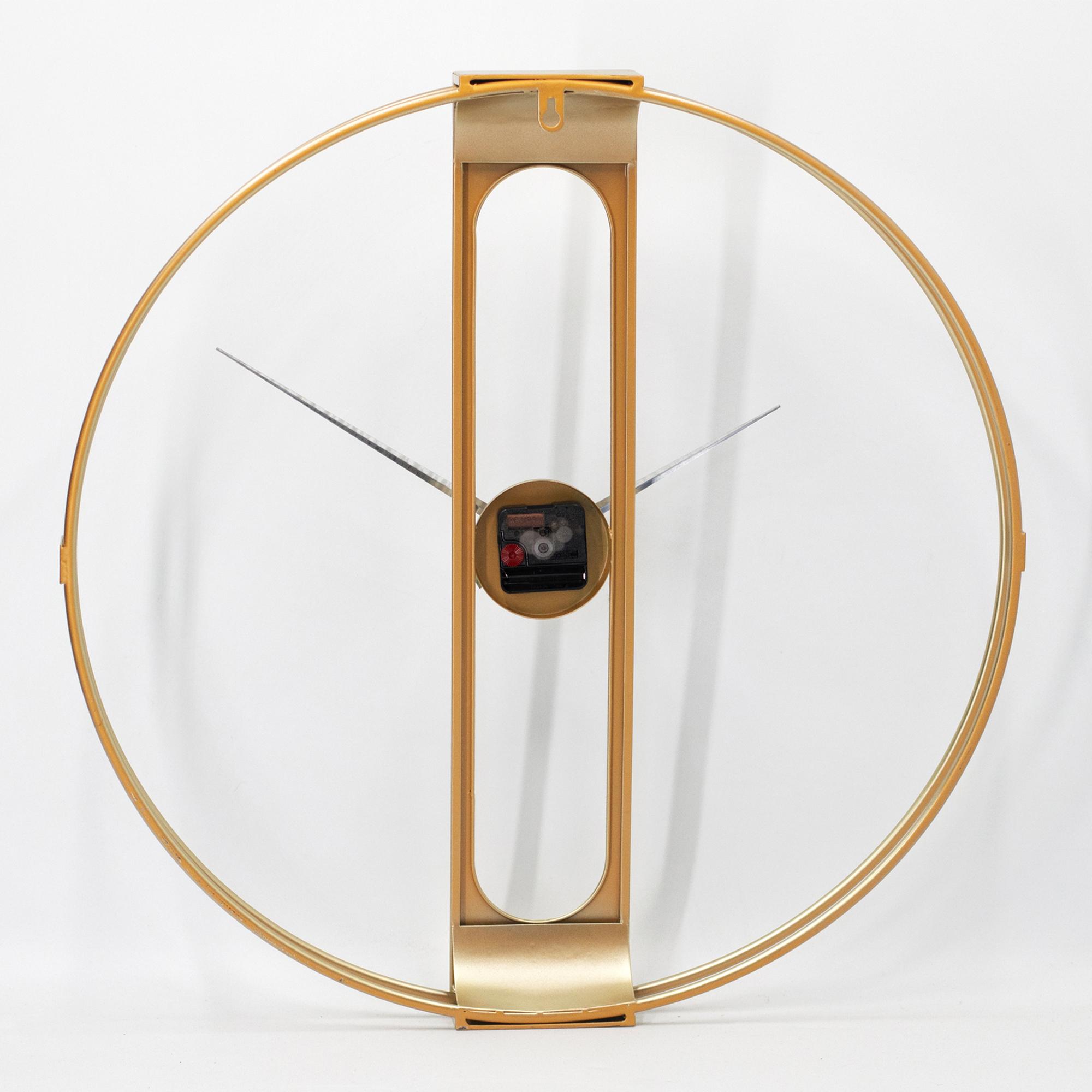Toki Clover Wall Clock 60cm Gold Image 3