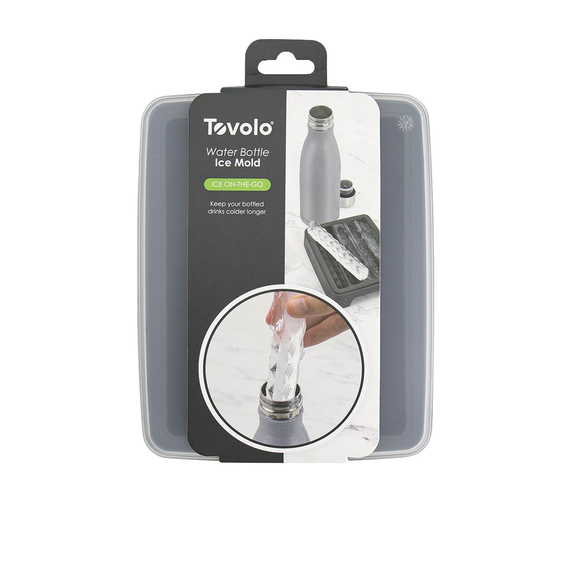 Tovolo Water Bottle 5 Stick Ice Tray Charcoal Image 2