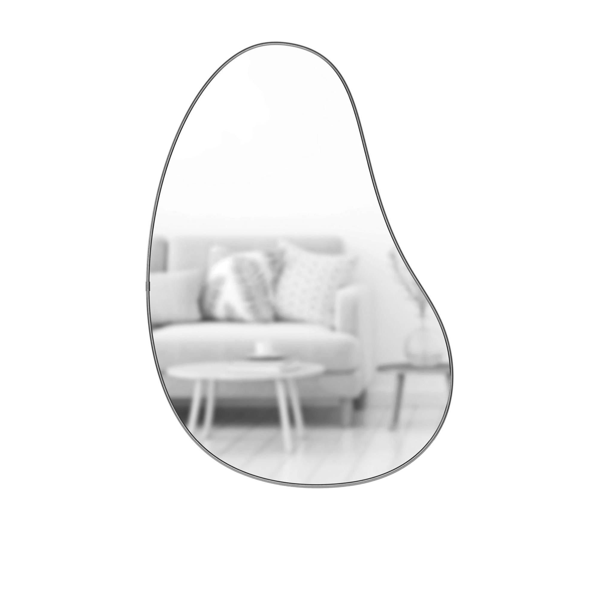 Umbra Hubba Pebble Wall Mirror Silver Image 3