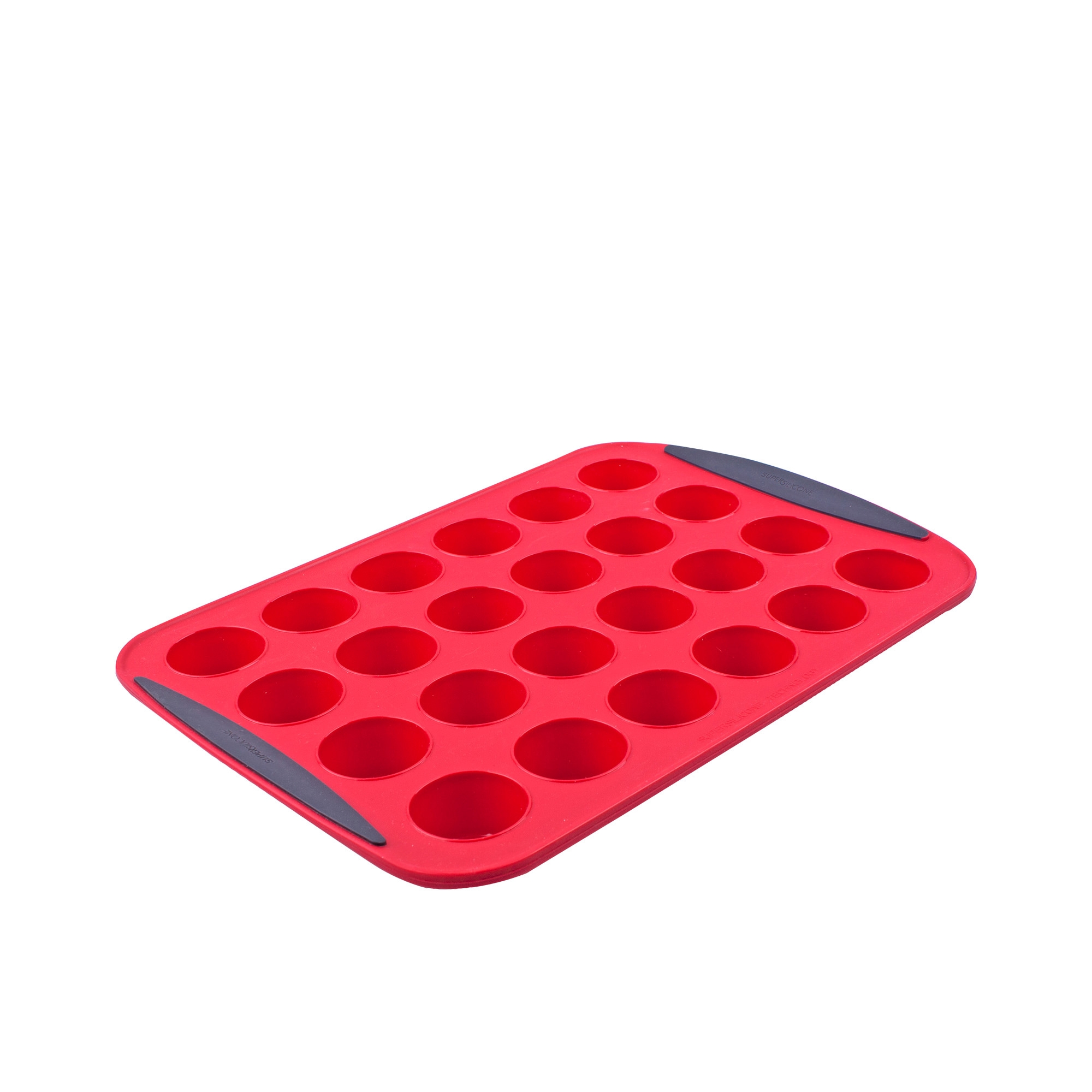 Daily Bake Silicone Mini Muffin Pan 24 Cup Red Image 1