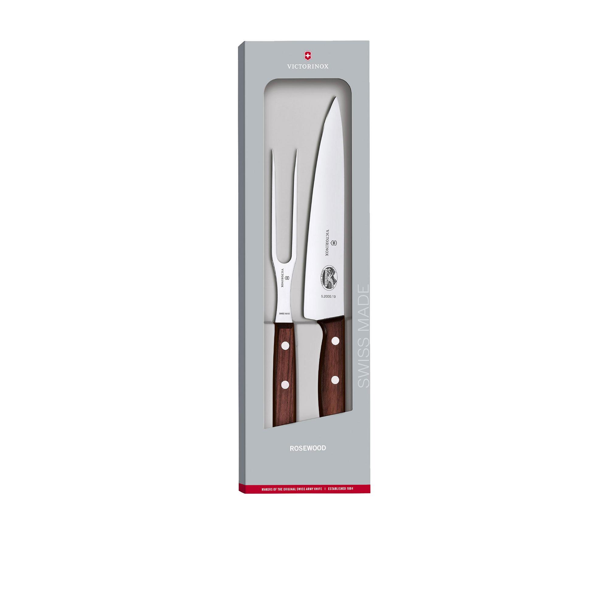 Victorinox Rosewood 2pc Carving Knife Set Image 1