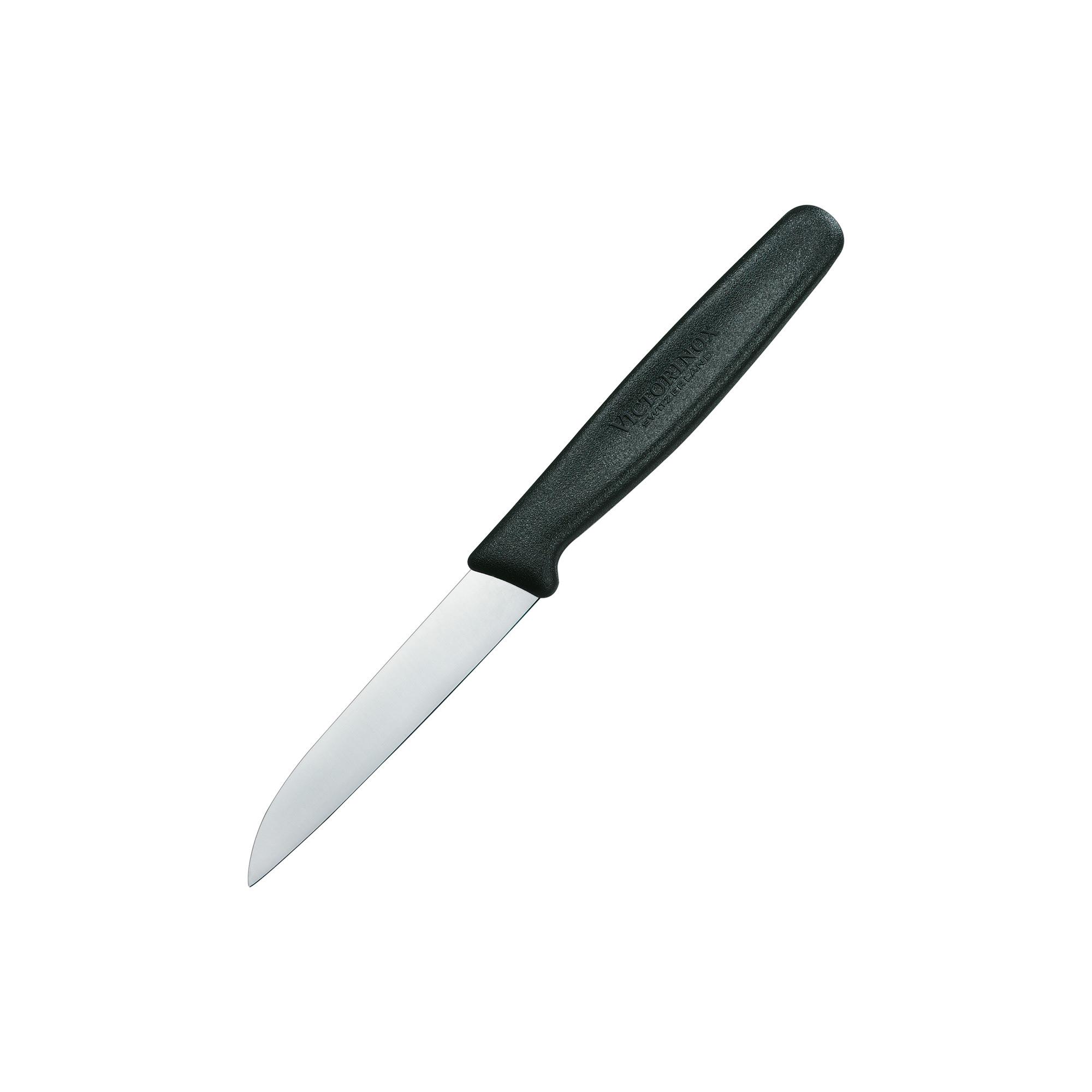 Victorinox Straight Blade Paring Knife 8cm Black Image 1