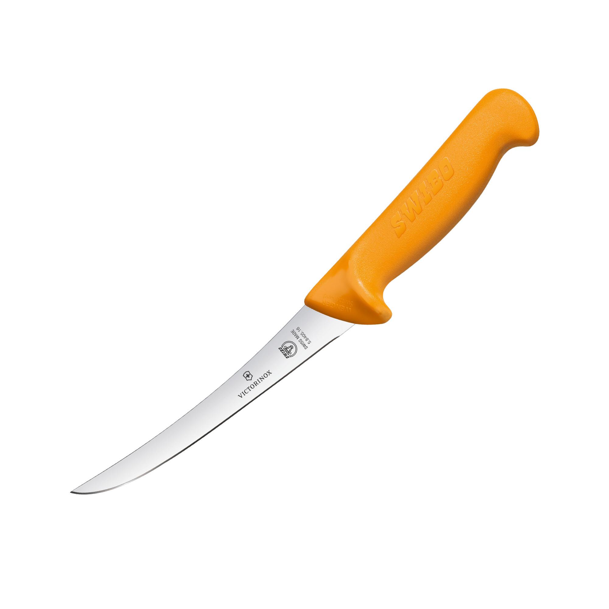 Victorinox Swibo Curved Blade Boning Knife 13cm Orange Image 1
