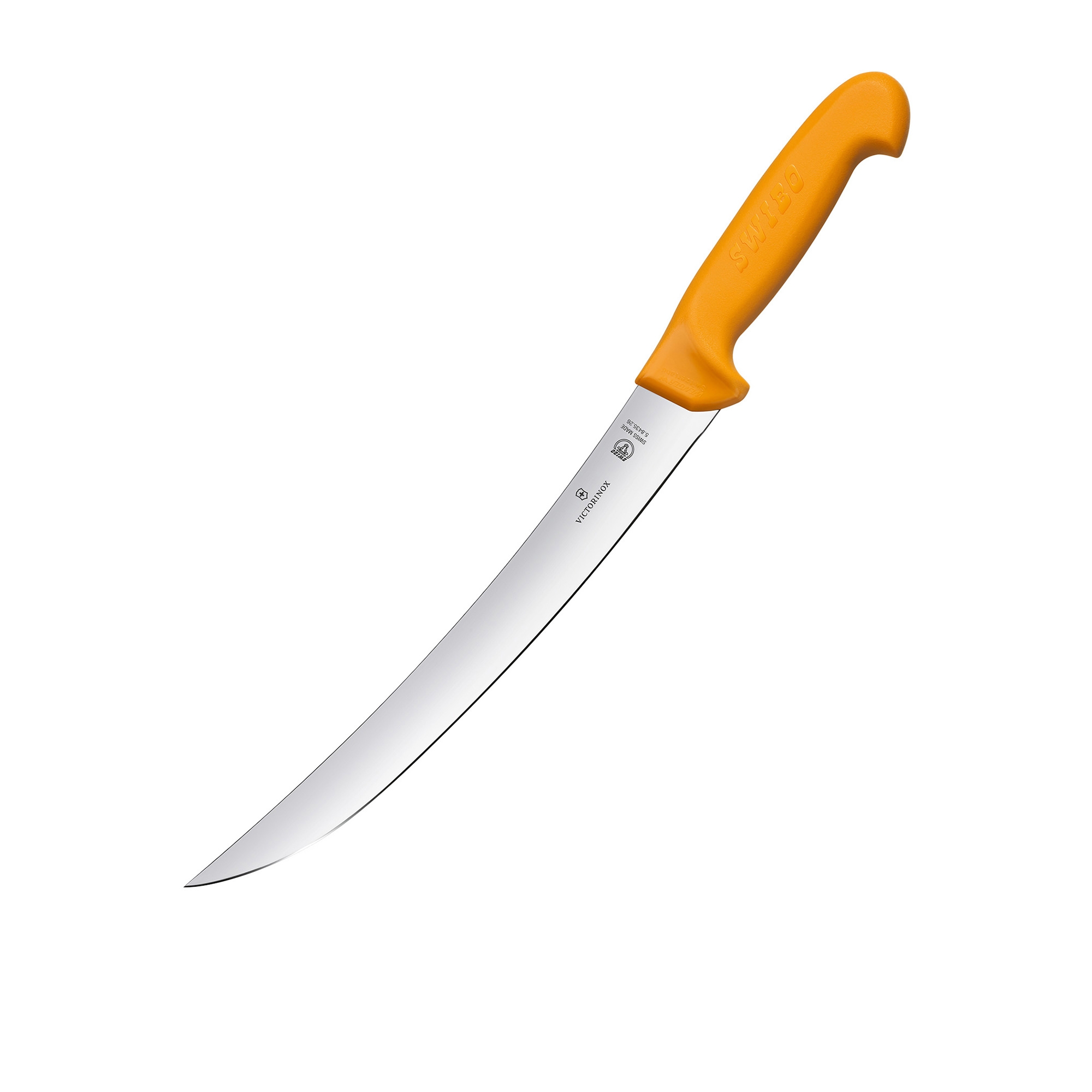 Victorinox Swibo Curved Stiff Butchers Knife 26cm Orange Image 1