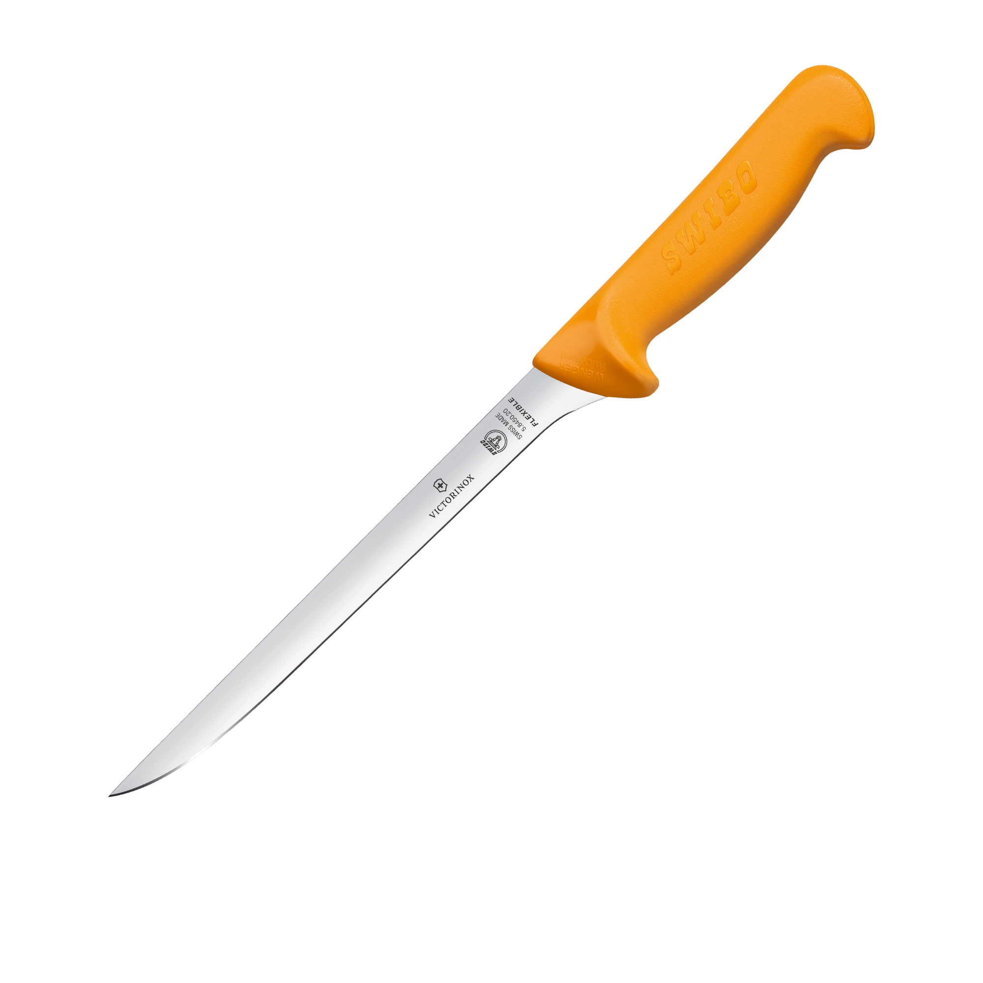 Victorinox Swibo Flexible Blade Filleting Knife 20cm Orange Image 1