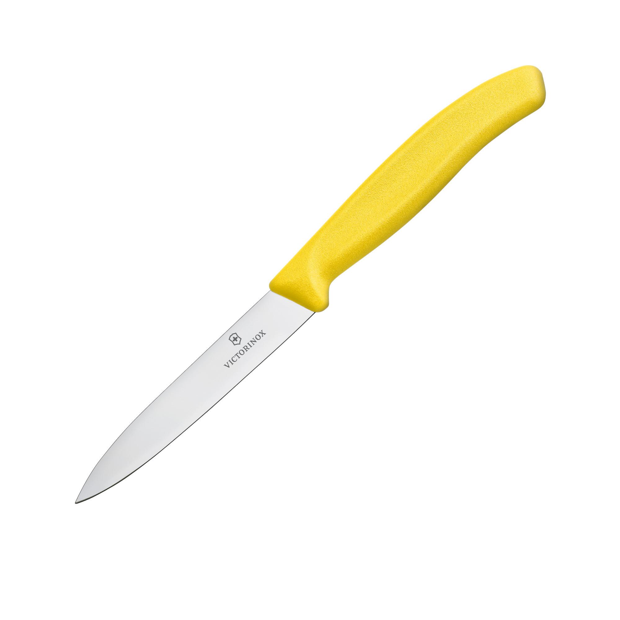 Victorinox Swiss Classic Pointed Tip Vegetable Knife 10cm Yellow Image 1