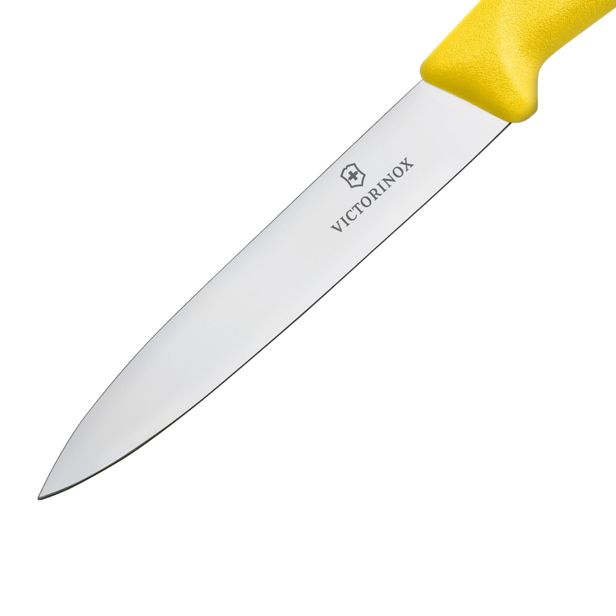 Victorinox Swiss Classic Pointed Tip Vegetable Knife 10cm Yellow Image 2