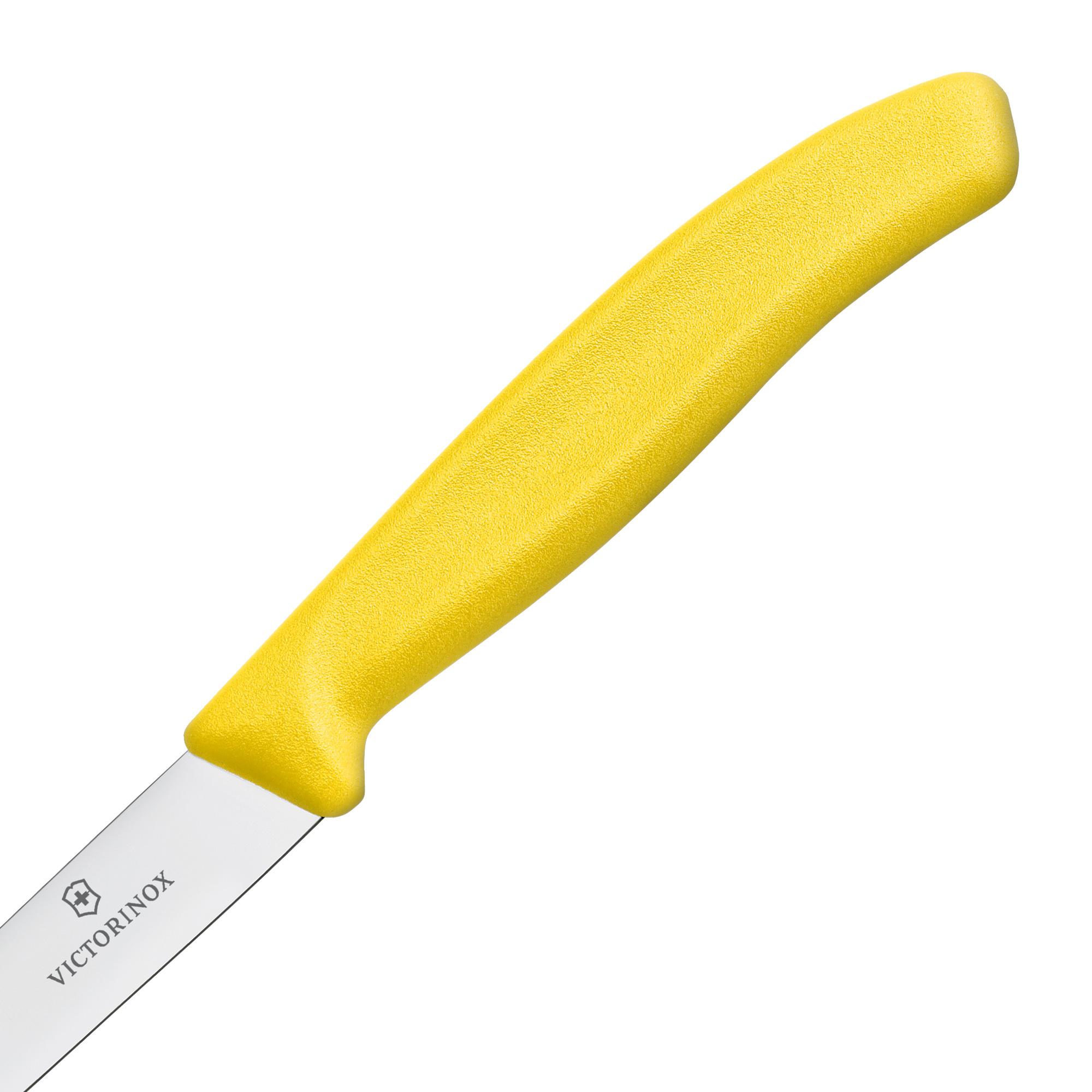 Victorinox Swiss Classic Pointed Tip Vegetable Knife 10cm Yellow Image 3