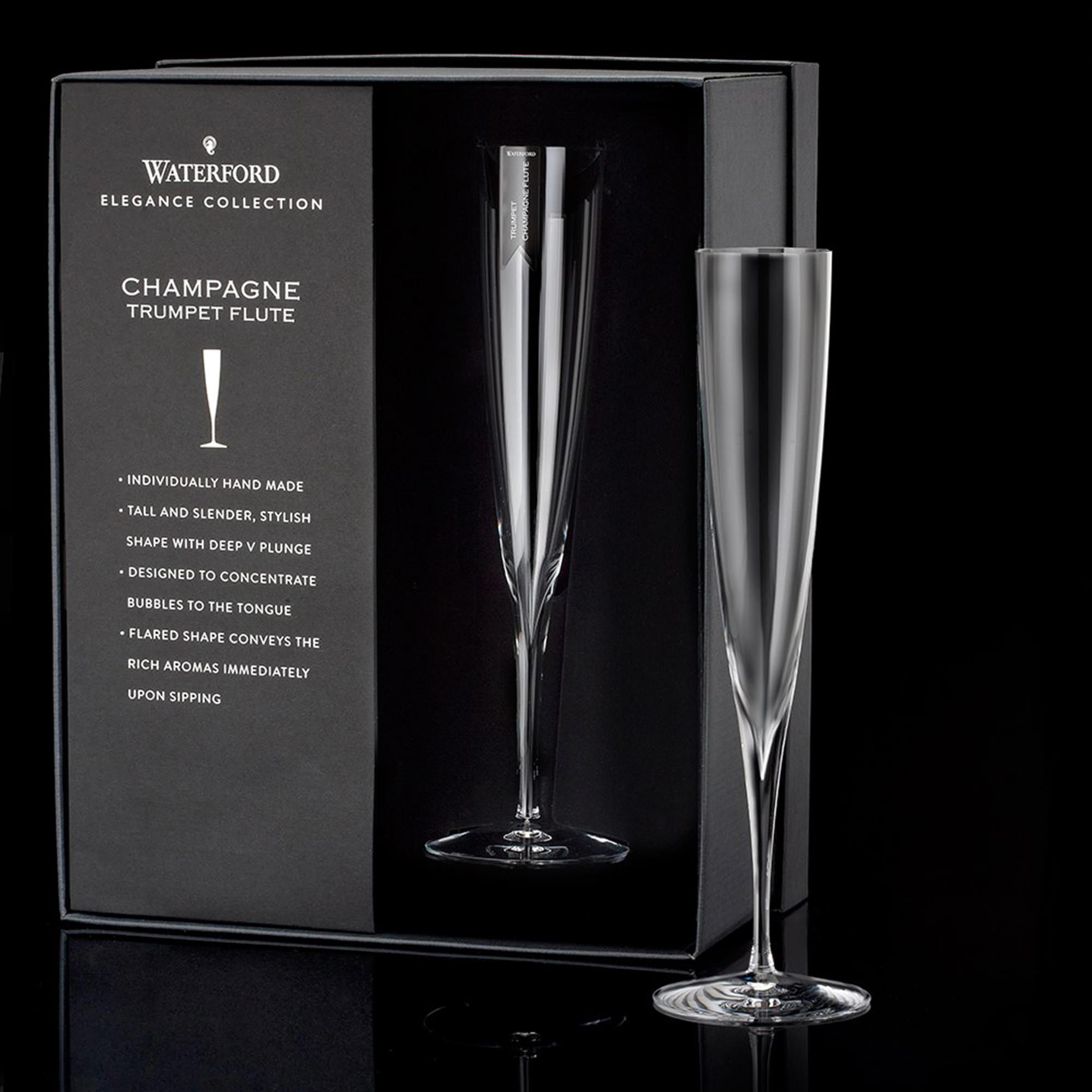 Waterford Elegance Champagne Trumpet Flute 160ml Set of 2 Image 4