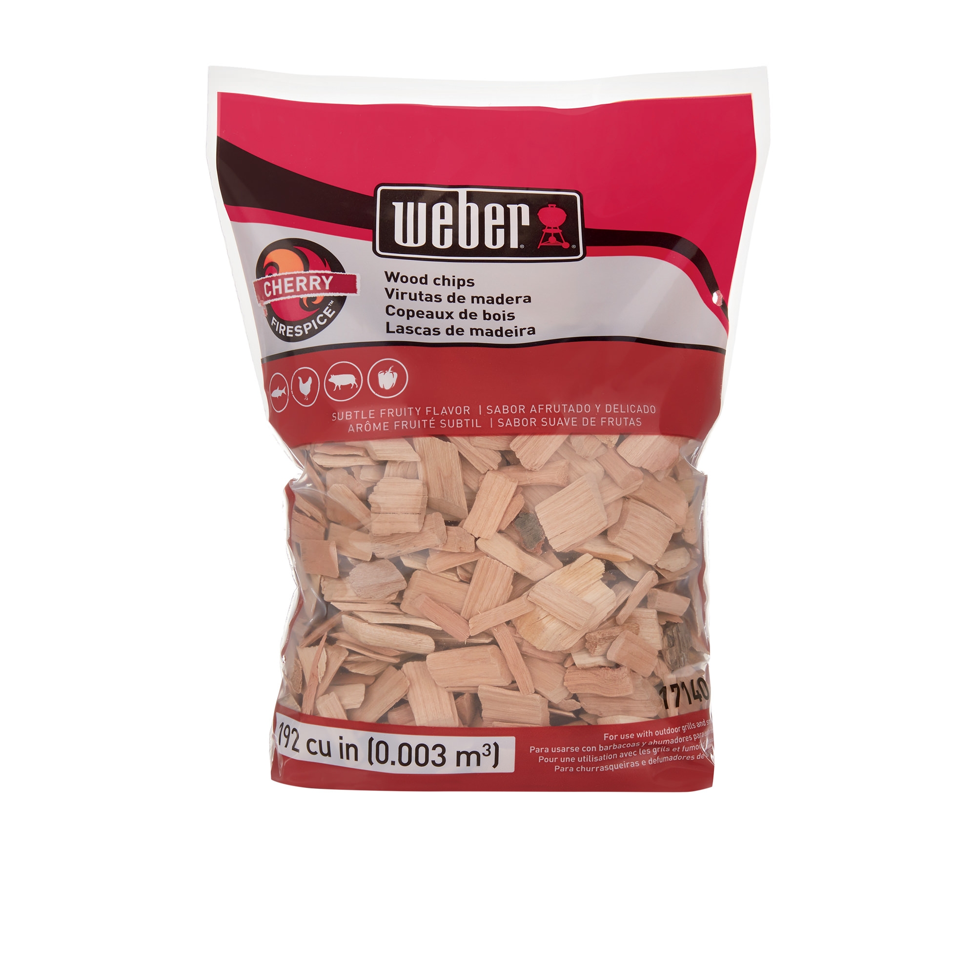 Weber Cherry Wood Chips 900g Image 1