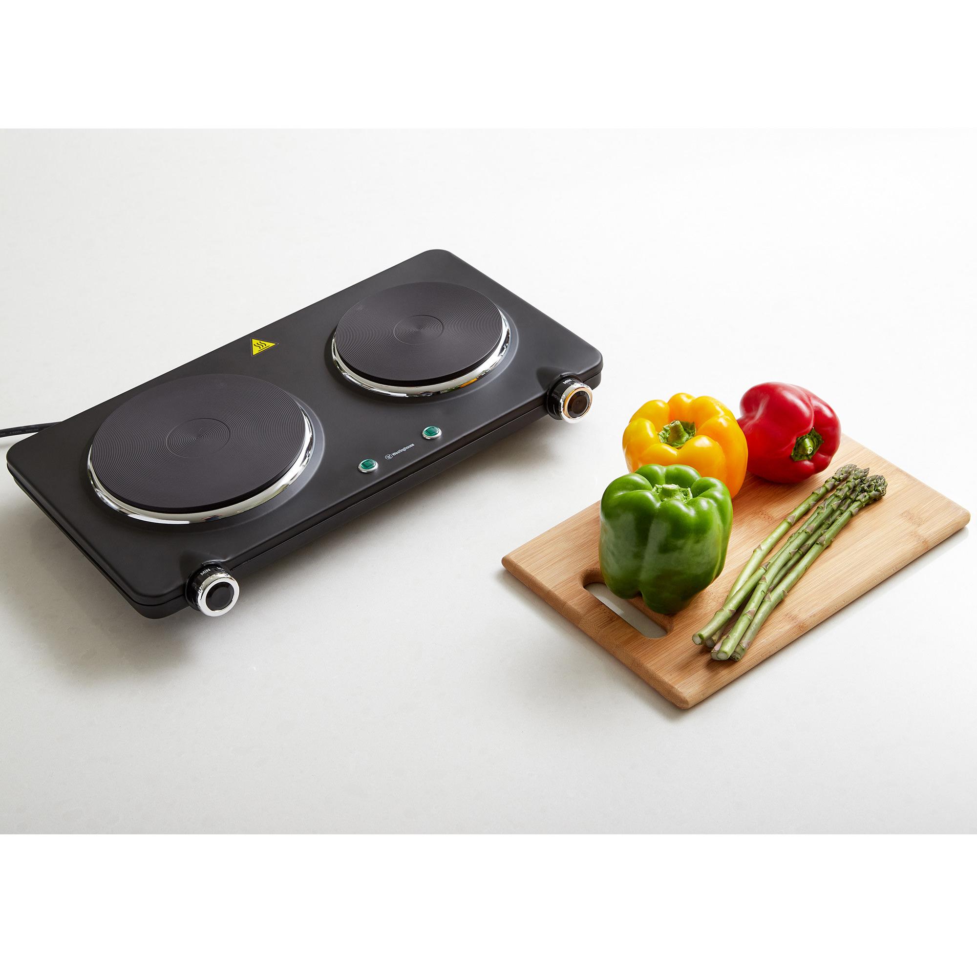 Westinghouse Double Electric Hotplate Black Image 3