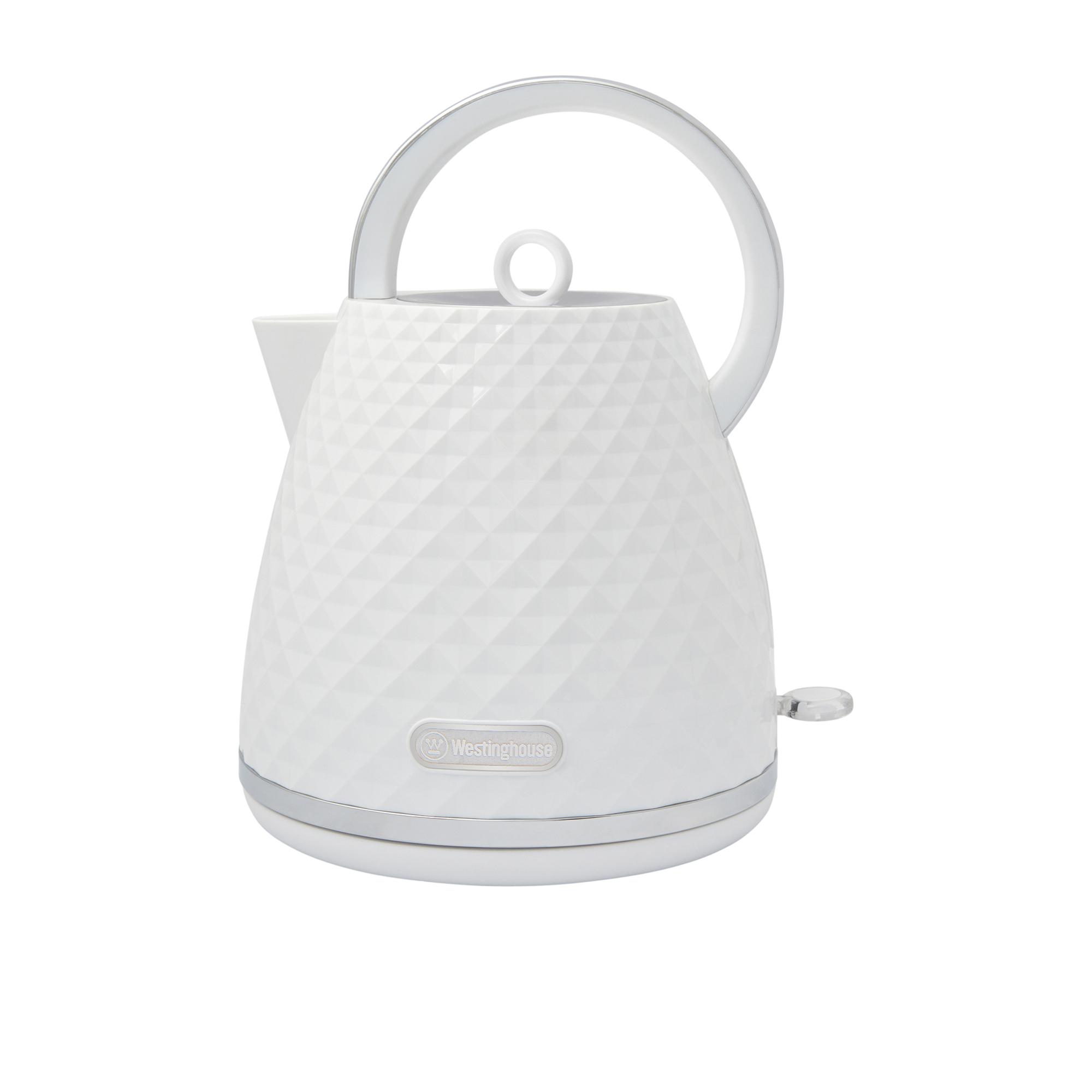 Westinghouse Kettle and Toaster Pack White - Diamond Pattern Image 3