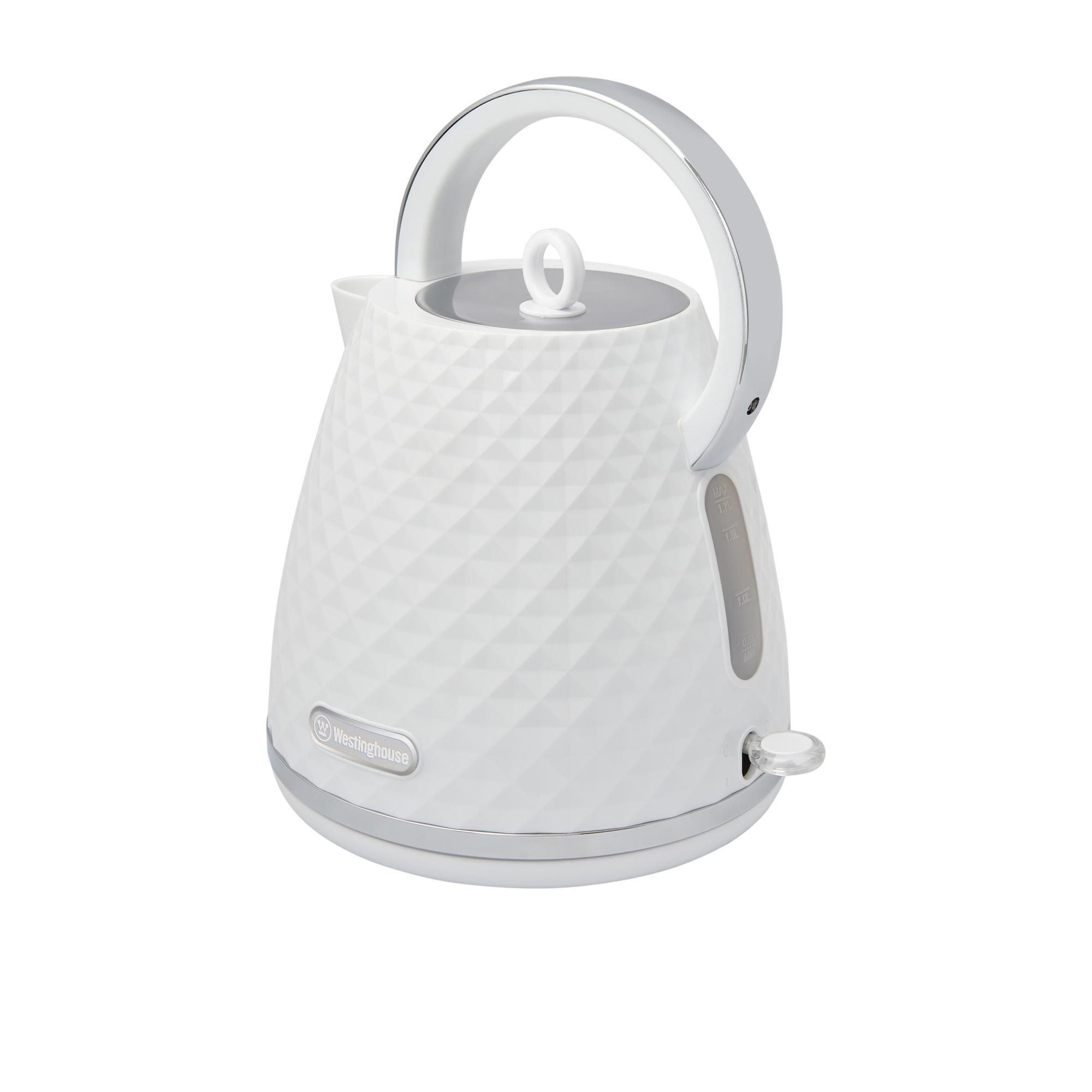 Westinghouse Kettle and Toaster Pack White - Diamond Pattern Image 4