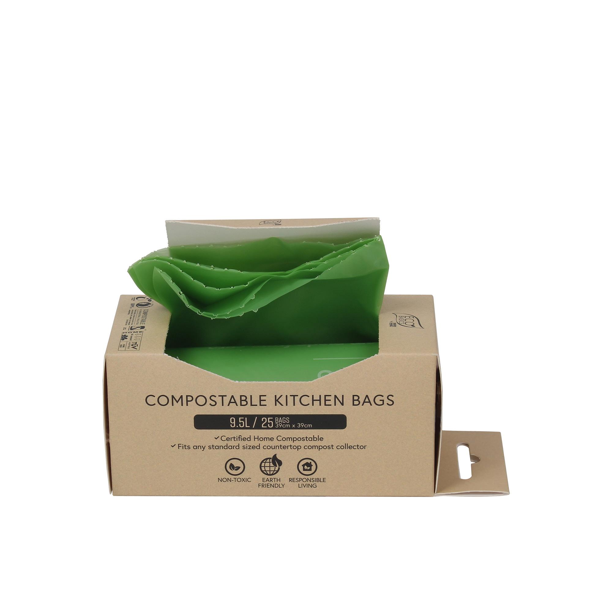 White Magic Eco Basics Compostable Kitchen Bag 9L 25pk Image 3