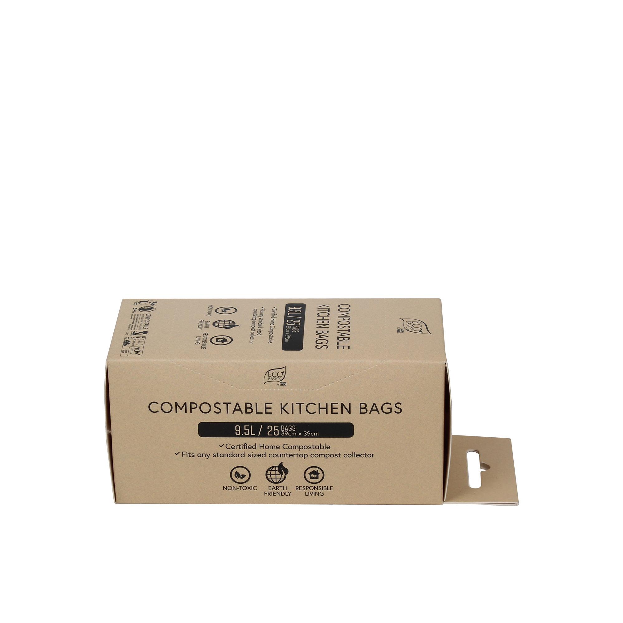 White Magic Eco Basics Compostable Kitchen Bag 9L 25pk Image 4