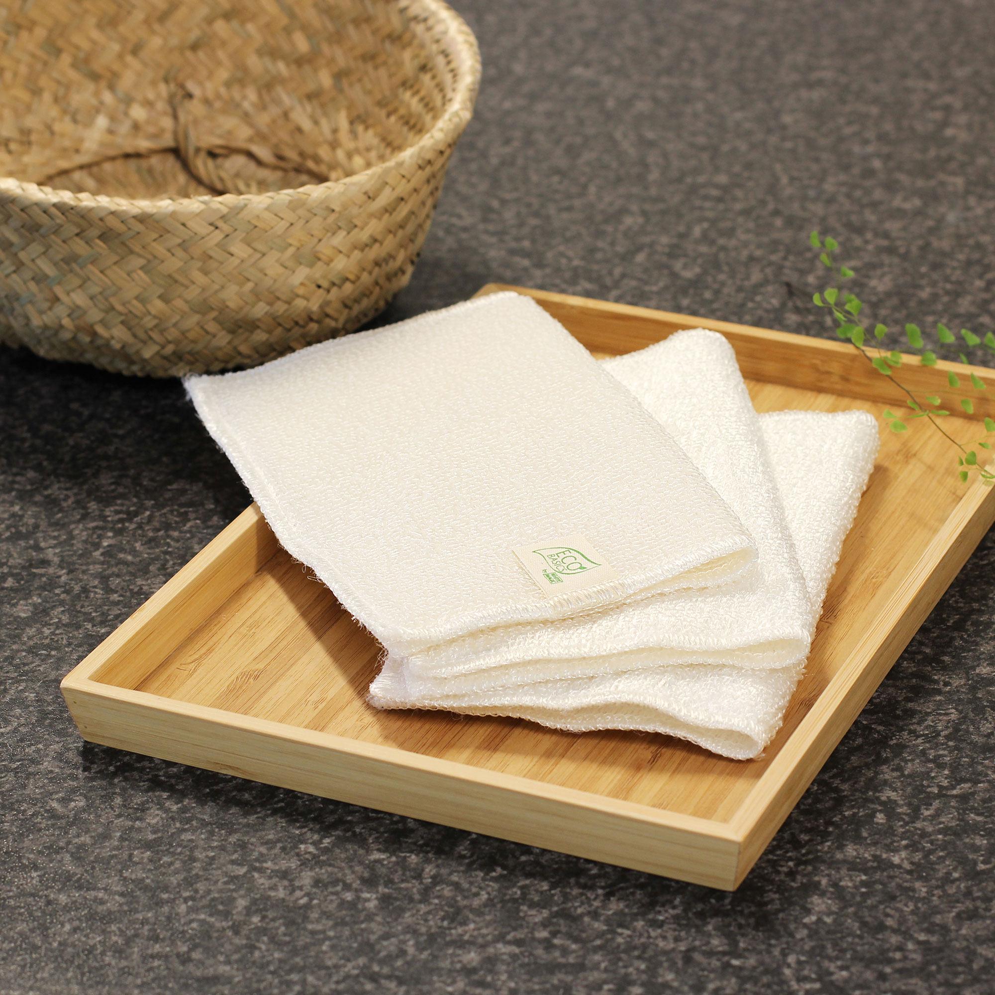 White Magic Eco Basics Bamboo Cloth 3pk White Image 6