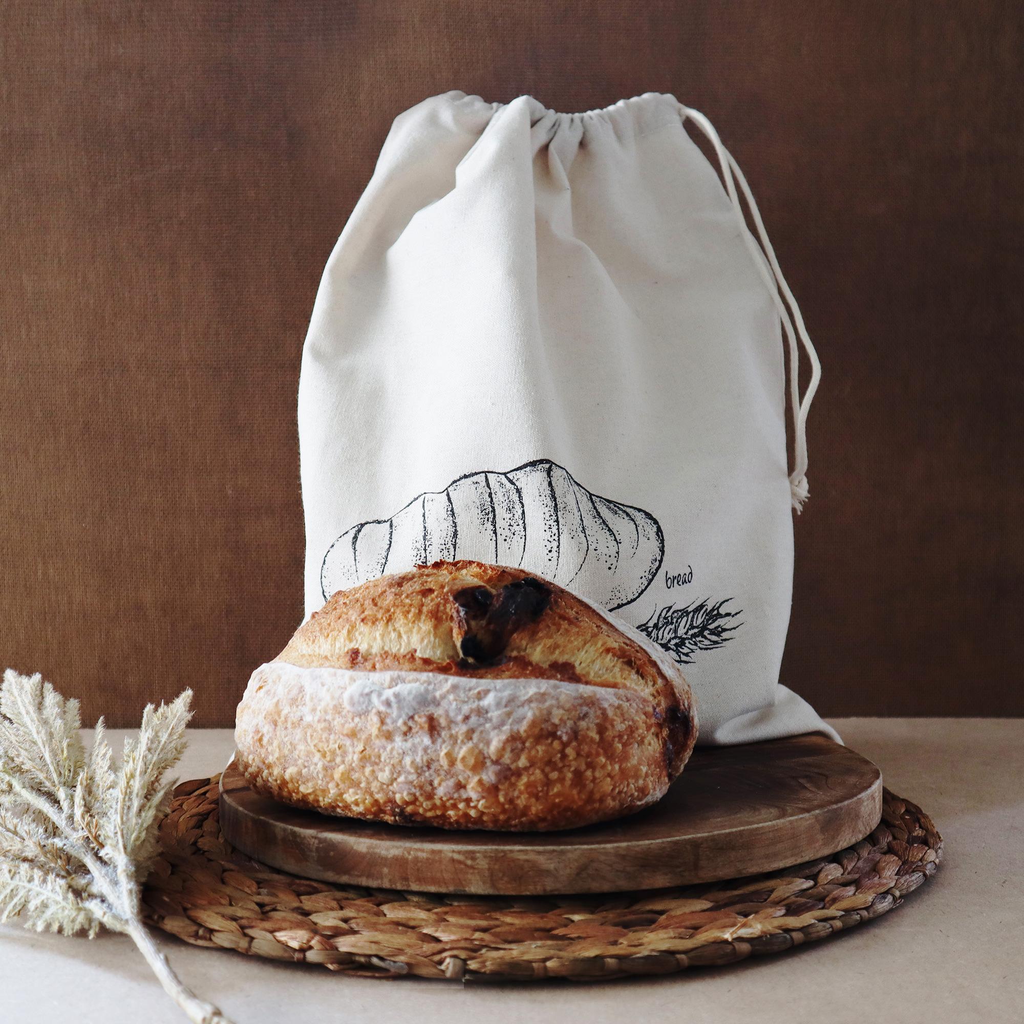 White Magic Eco Basics Bread Bag Linen Grey Image 6