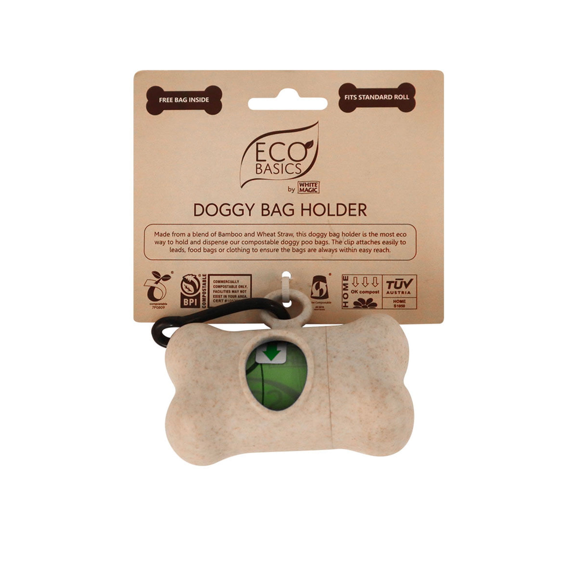 White Magic Eco Basics Doggy Bag Holder Image 1