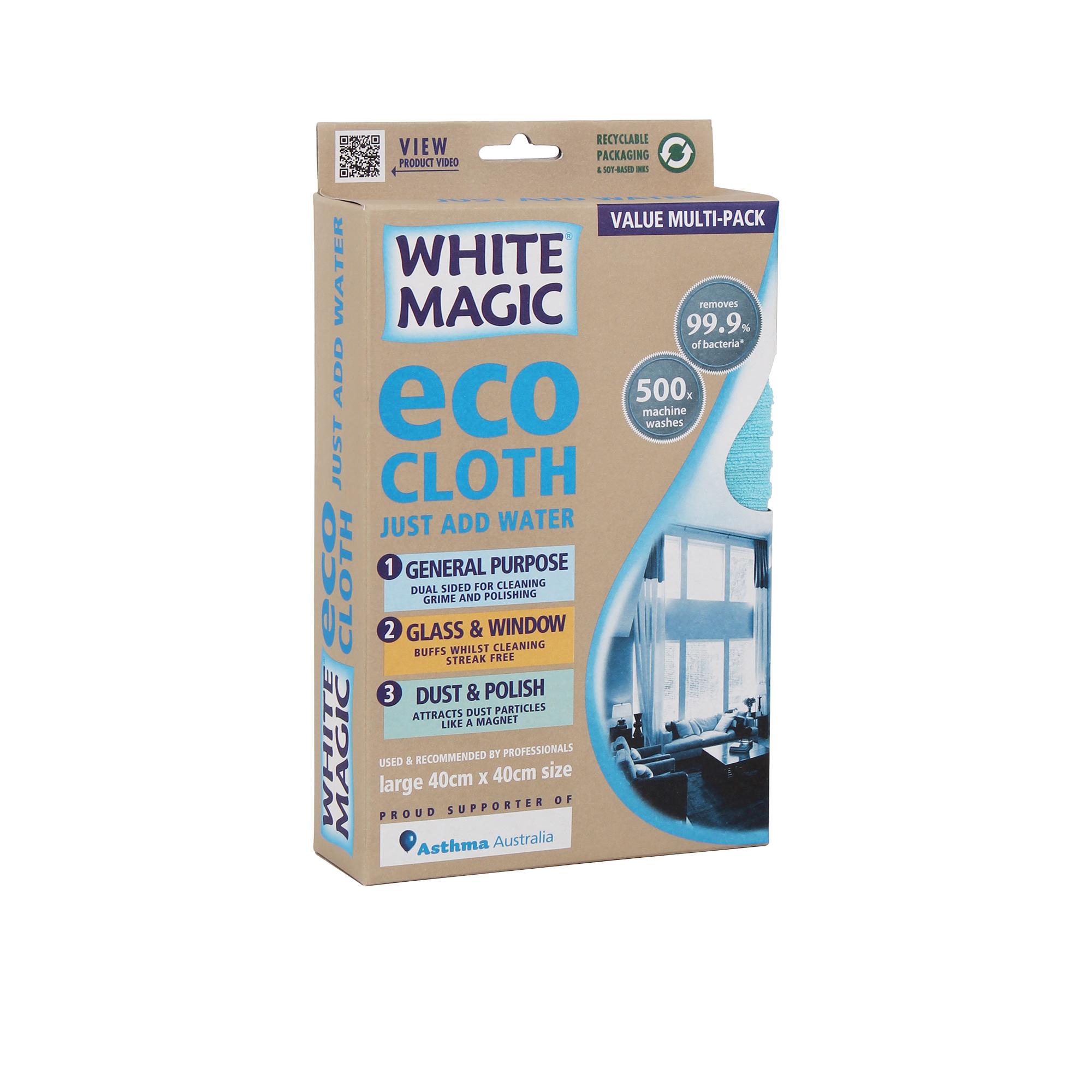 White Magic Eco Cloth Household 3pk Assorted Image 3