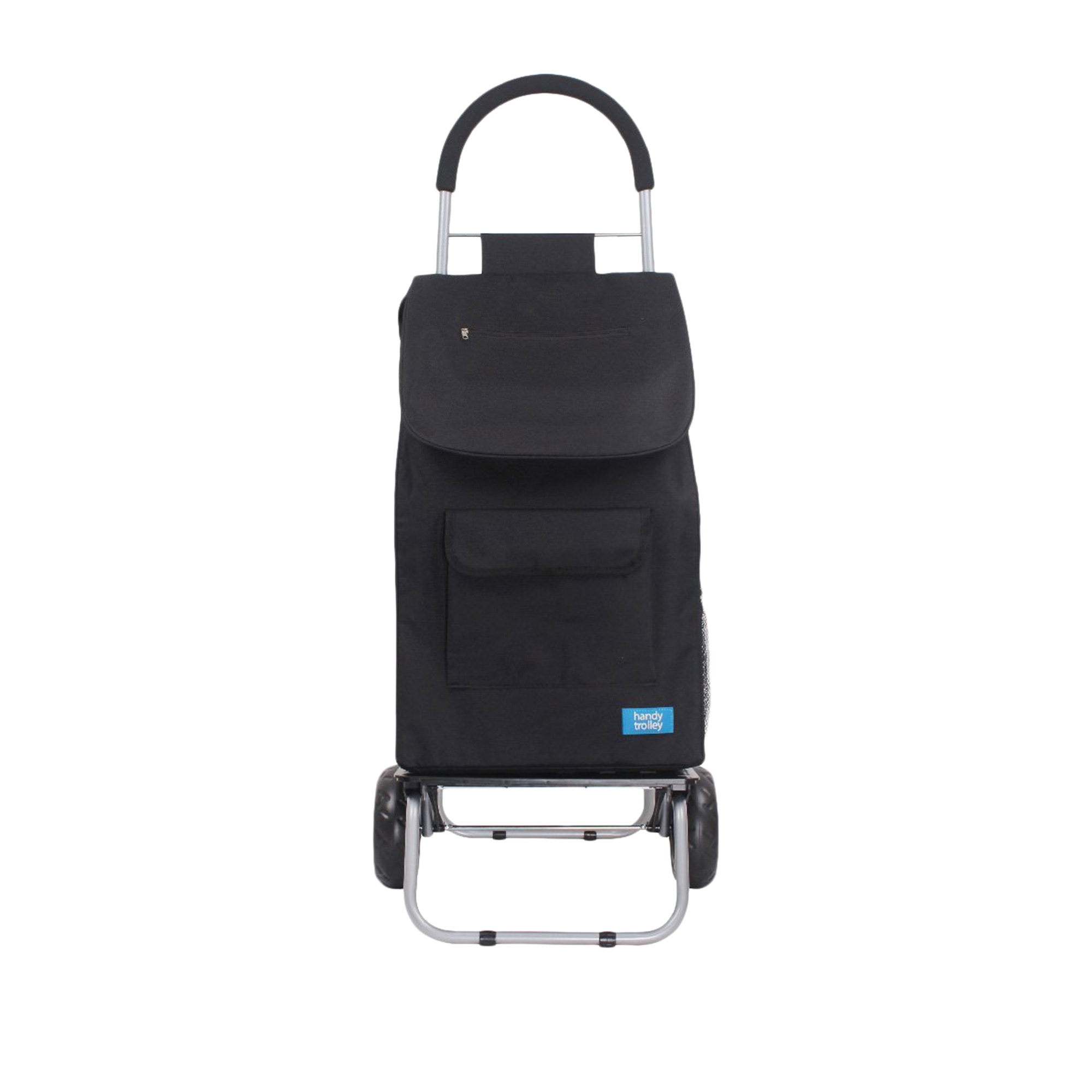 White Magic Handy Trolley with Seat Black Image 1