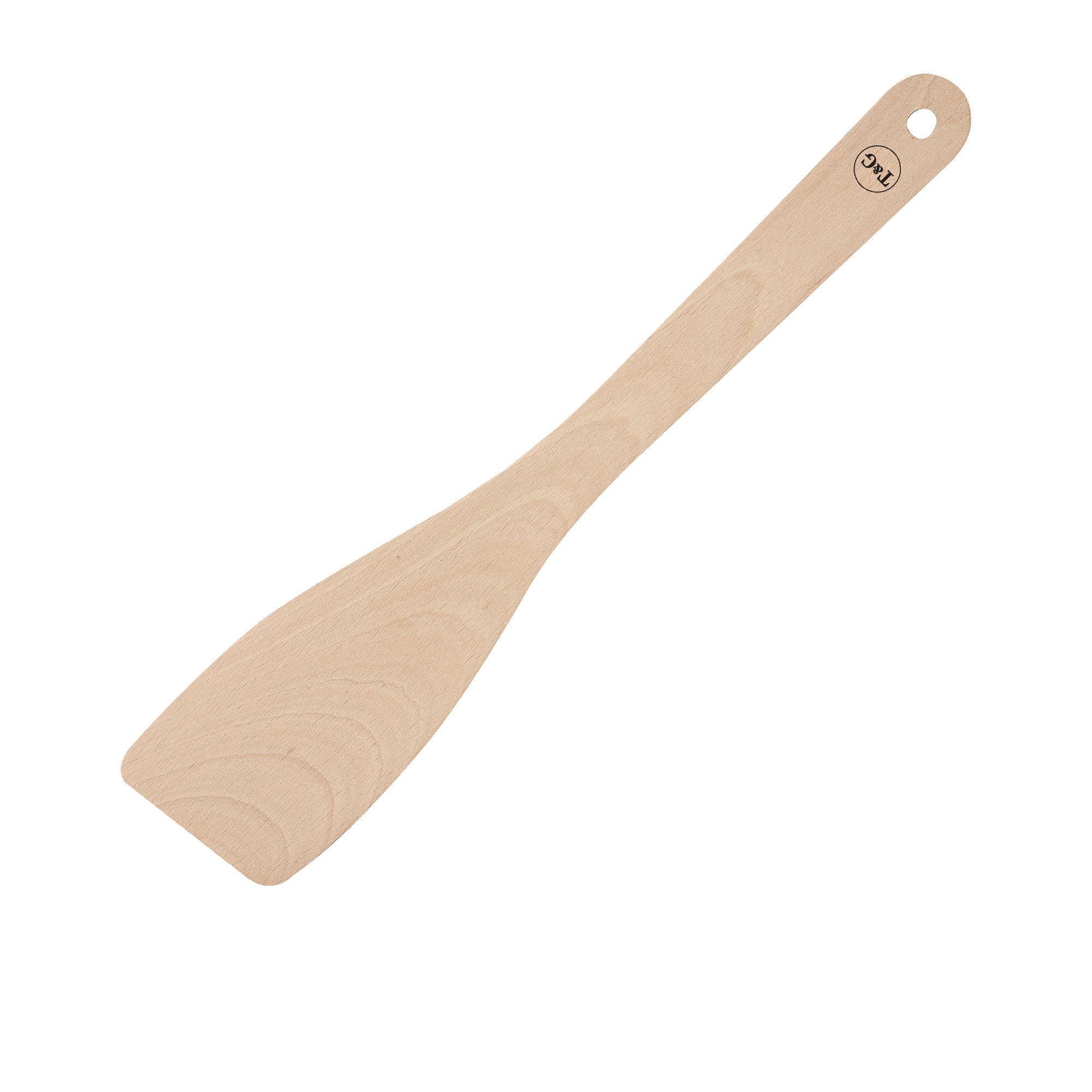 Wild Wood Wooden Curved Spatula 30cm Image 1