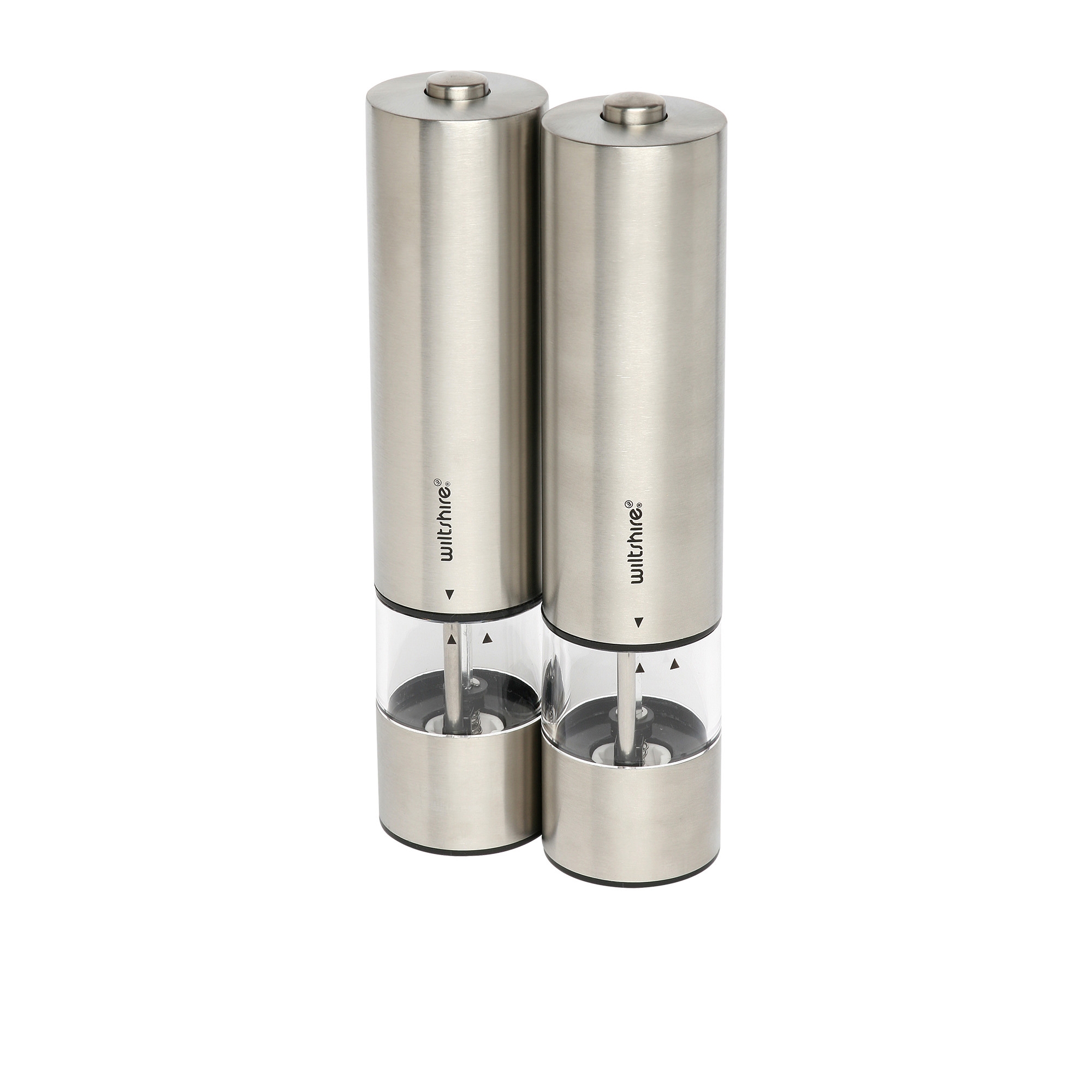Wiltshire Electric Mill Set Stainless Steel Image 1