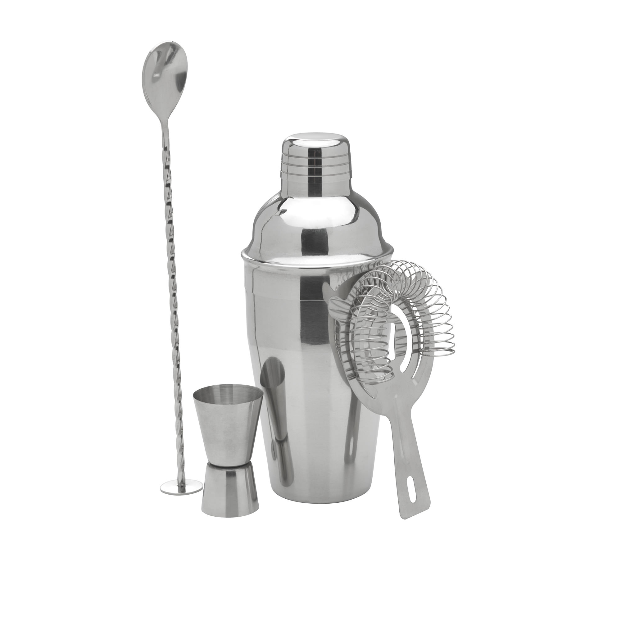 Winex Stainless Steel Cocktail Set 4pc Image 1
