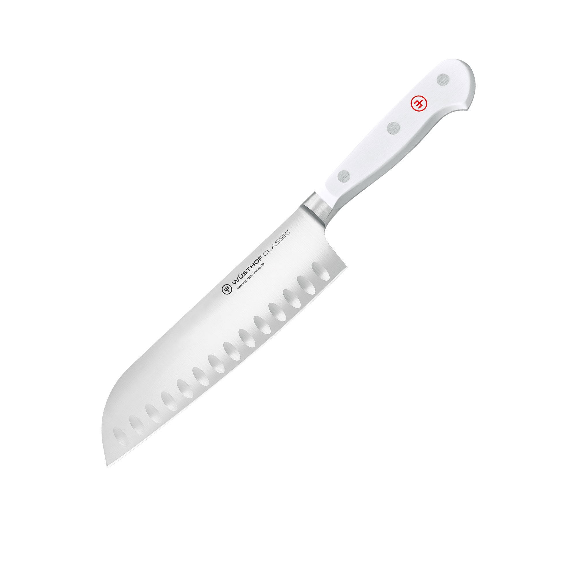 Wusthof Classic White Santoku Knife 17cm Image 1