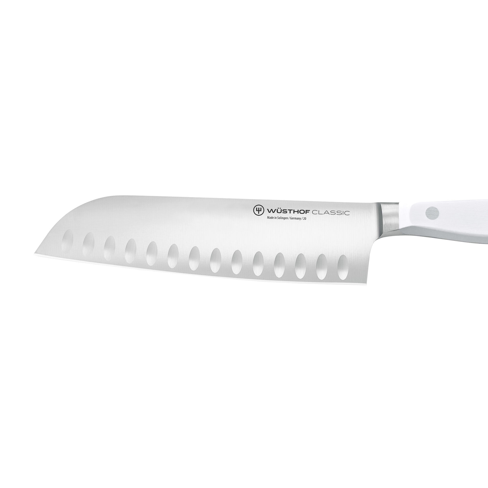 Wusthof Classic White Santoku Knife 17cm Image 2
