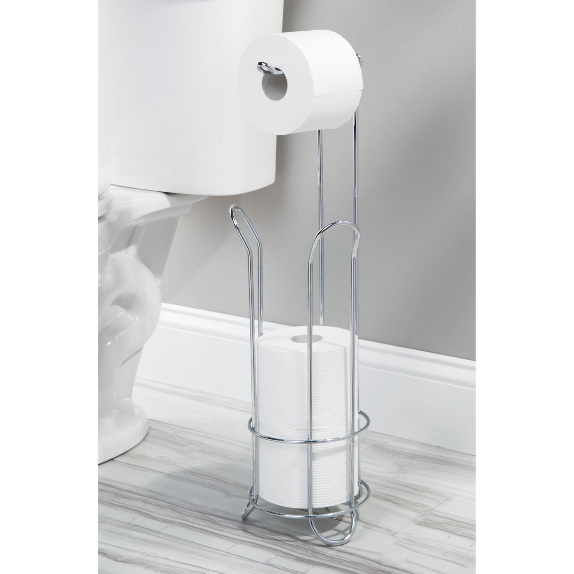 iDesign Classico Toilet Paper Holder Silver Image 5