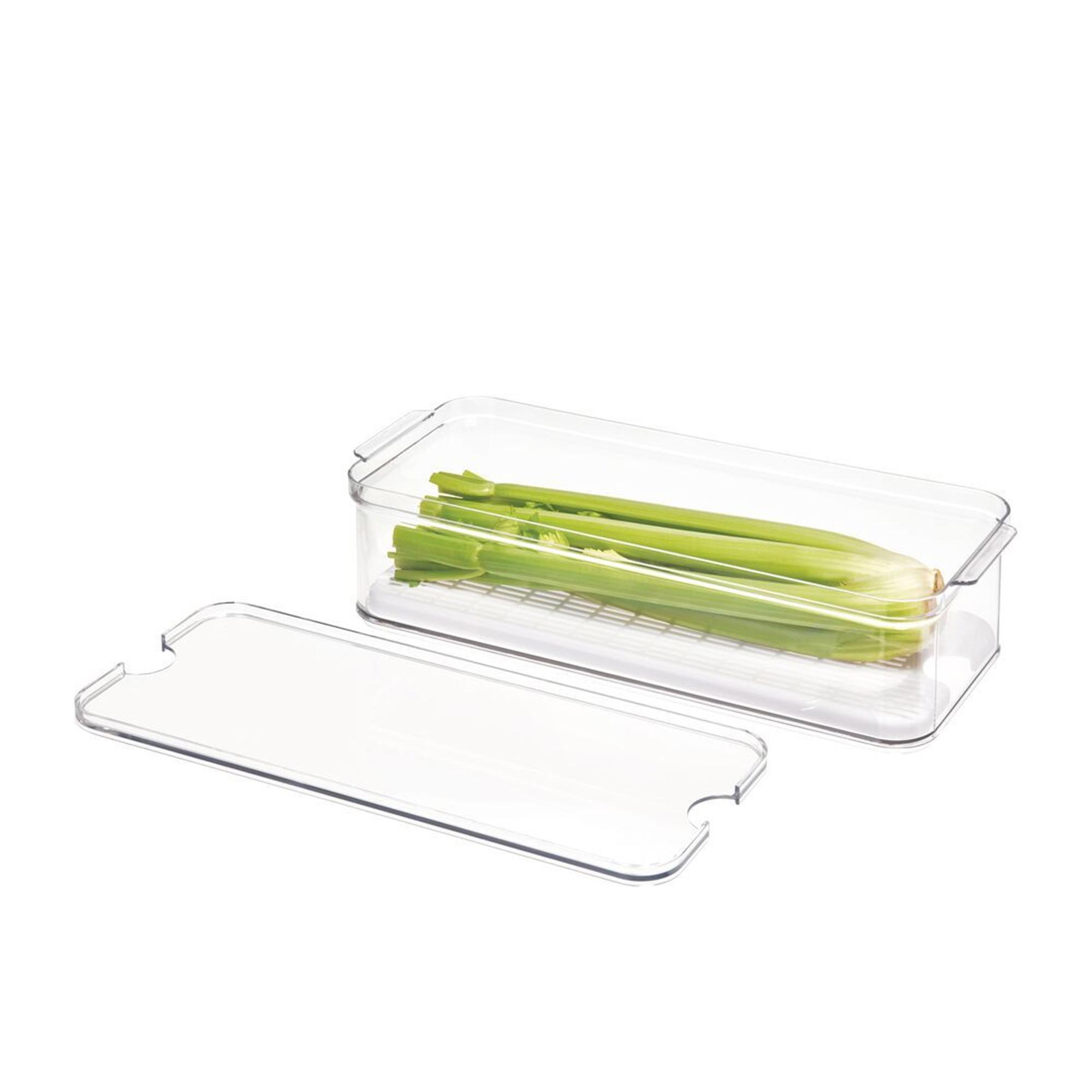 iDesign Crisp Produce Bin with Lid Clear Image 6