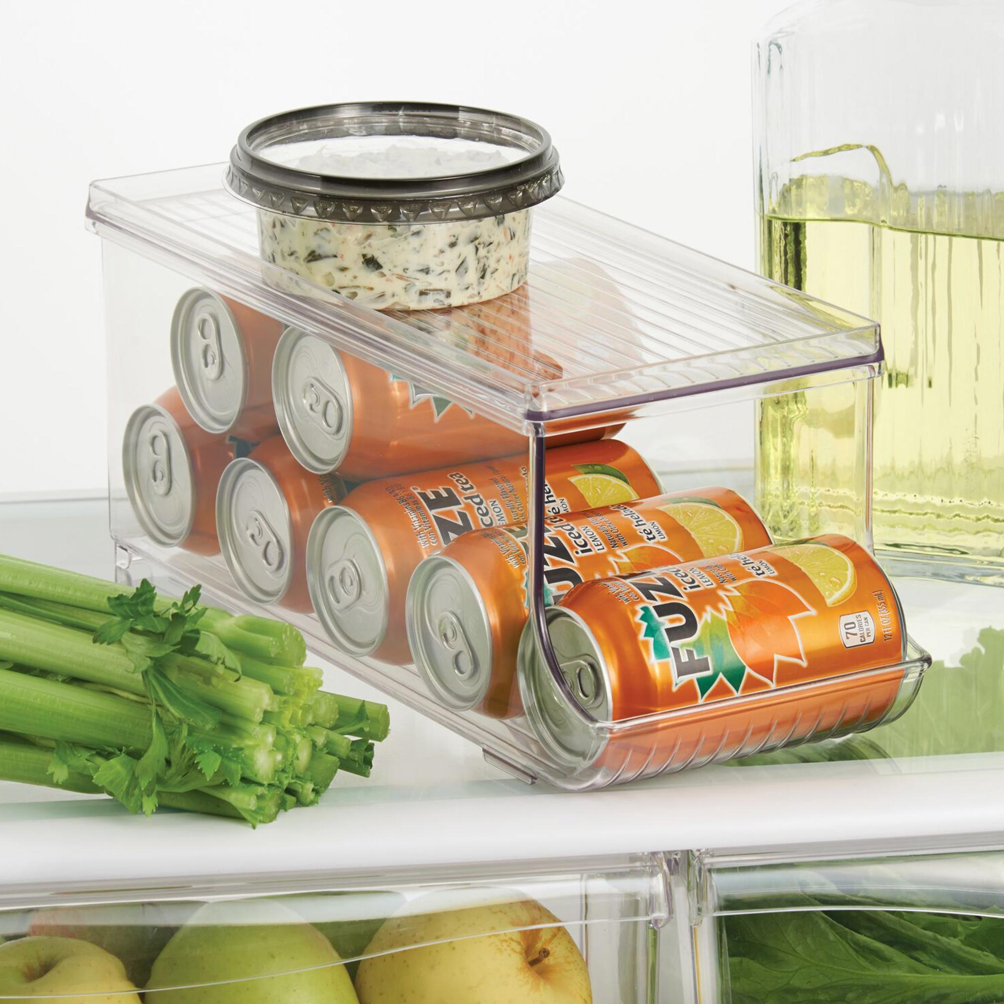iDesign Fridge & Freezer Binz Soda Can Holder Plus Clear Image 5